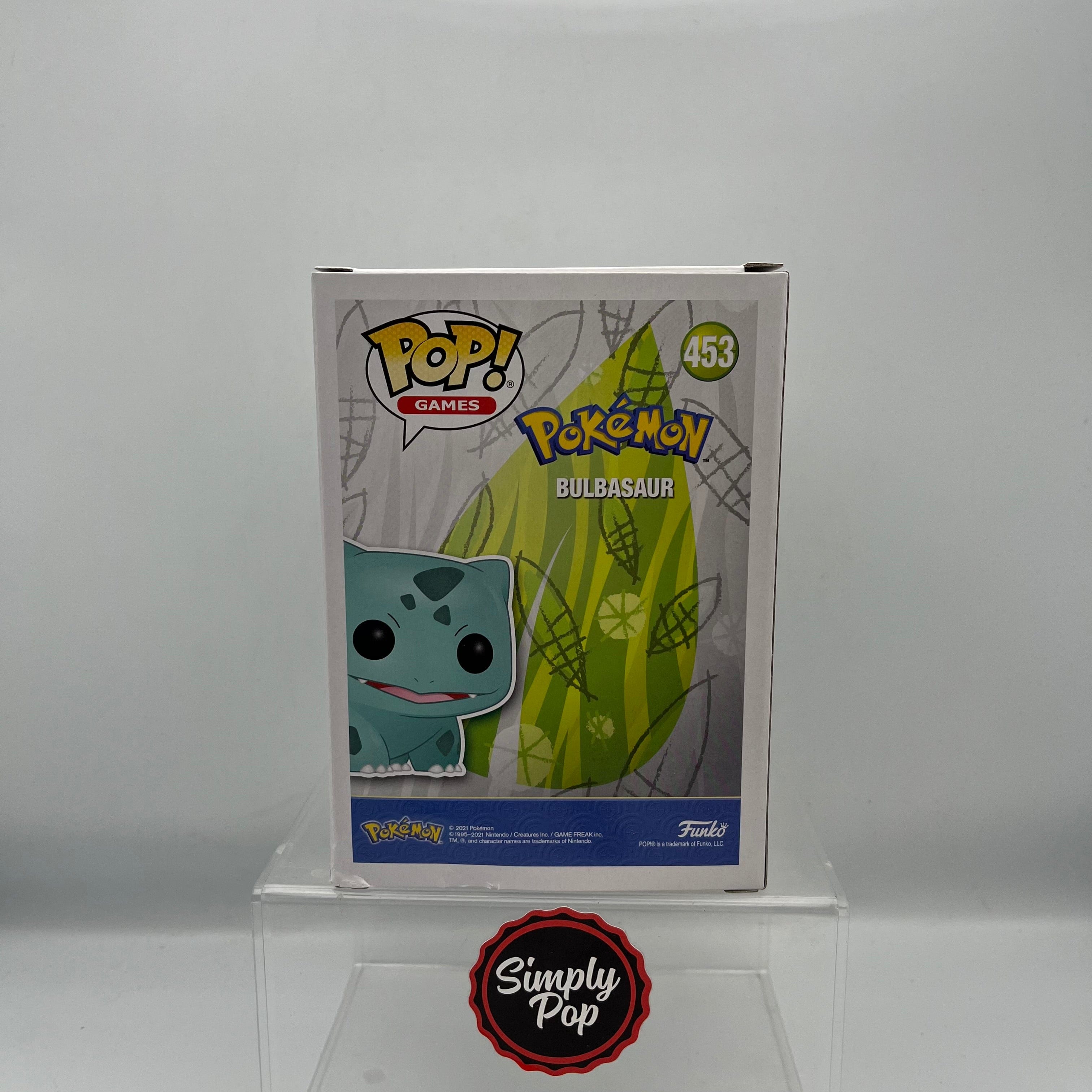 Funko Pop Bulbasaur Diamond Glitter #453 Games Pokemon 2021 SDCC Summer Convention Exclusive