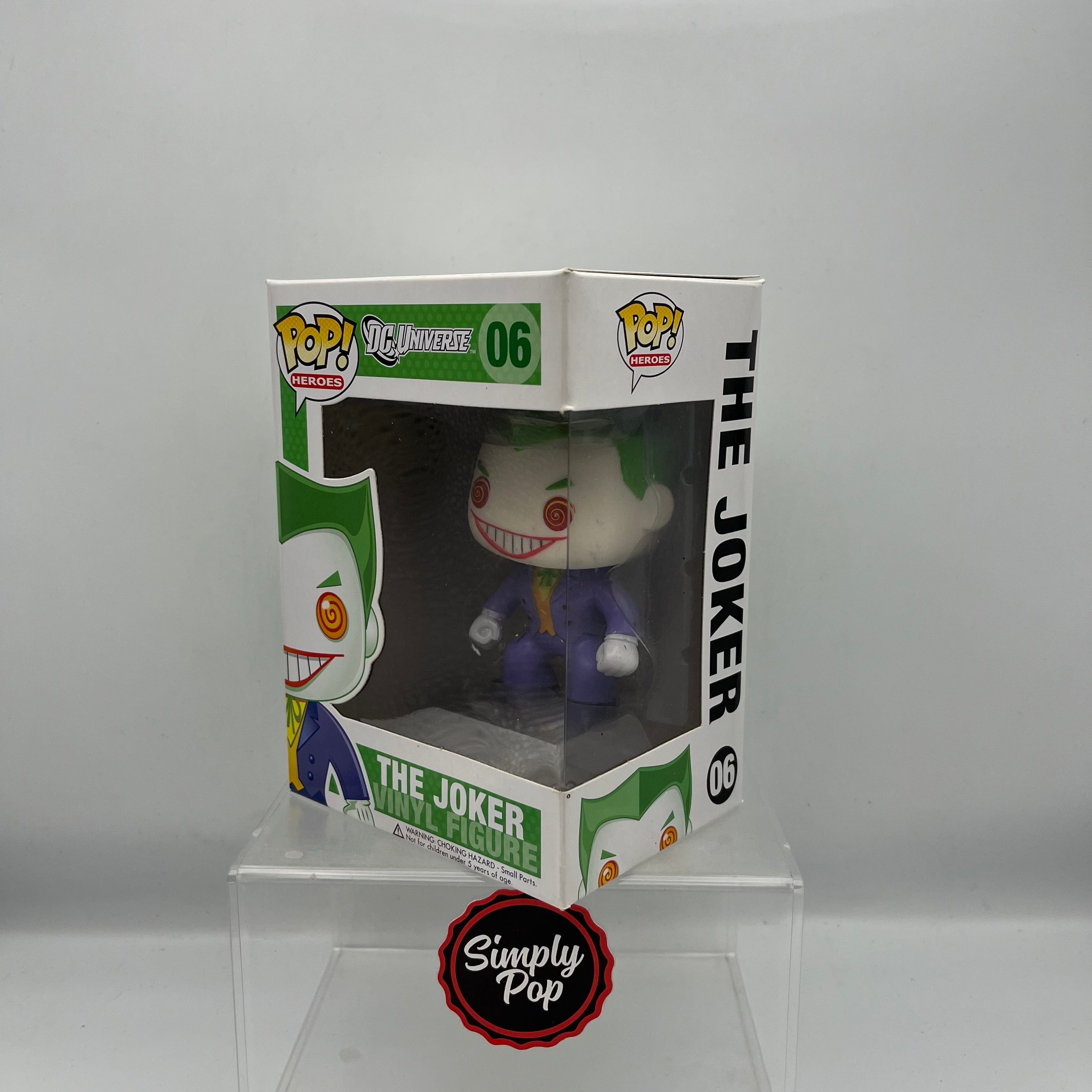 Funko Pop The Joker Purple Suit #06 DC Universe Rare Vaulted Purple Suit 2015 Release