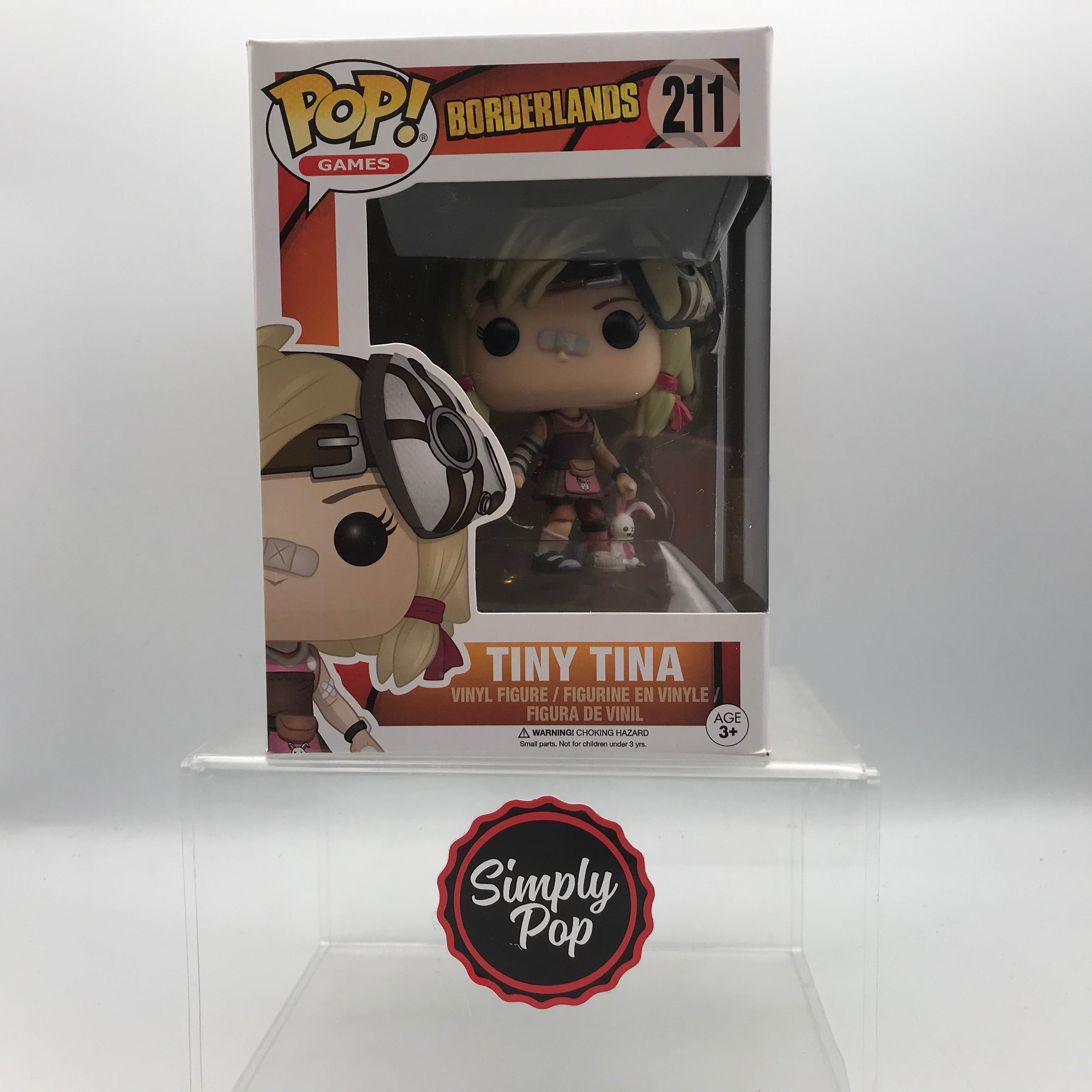 Funko Pop Tiny Tina #211 Vaulted Borderlands Games NM