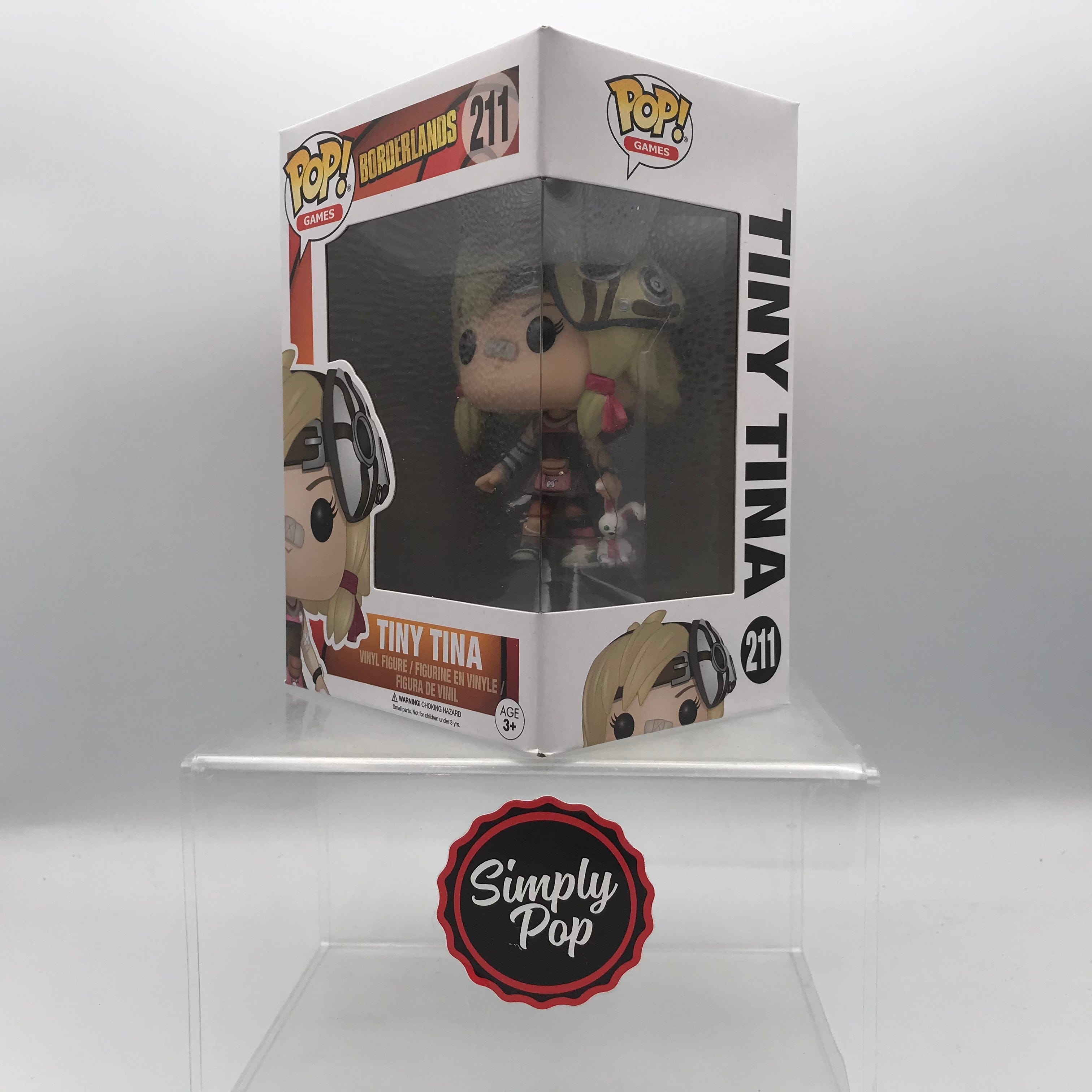 Funko Pop Tiny Tina #211 Vaulted Borderlands Games NM