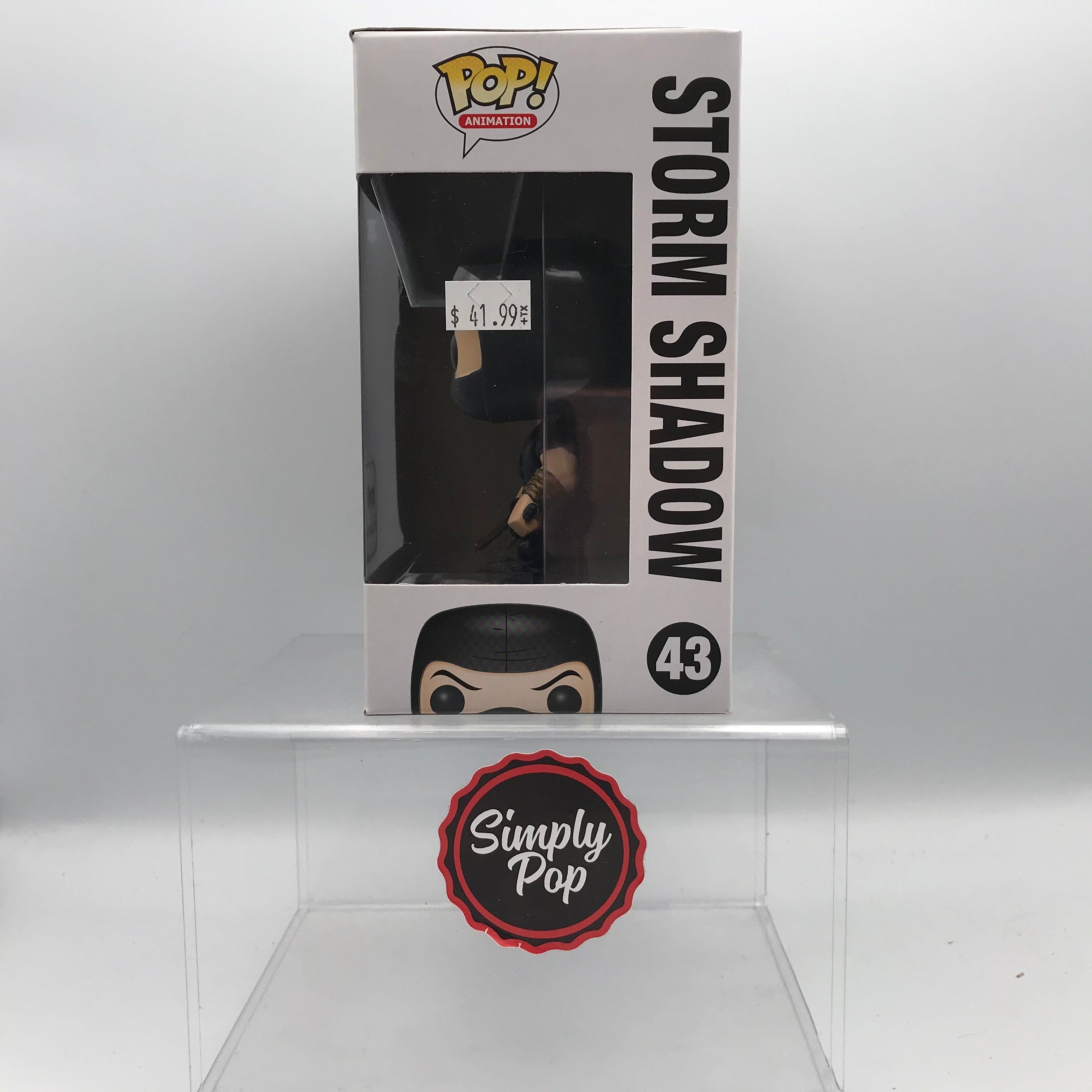 Funko Pop Storm Shadow Ninja - Ku #43 GTS Distribution Exclusive Vaulted Grail G.I. Joe Animation