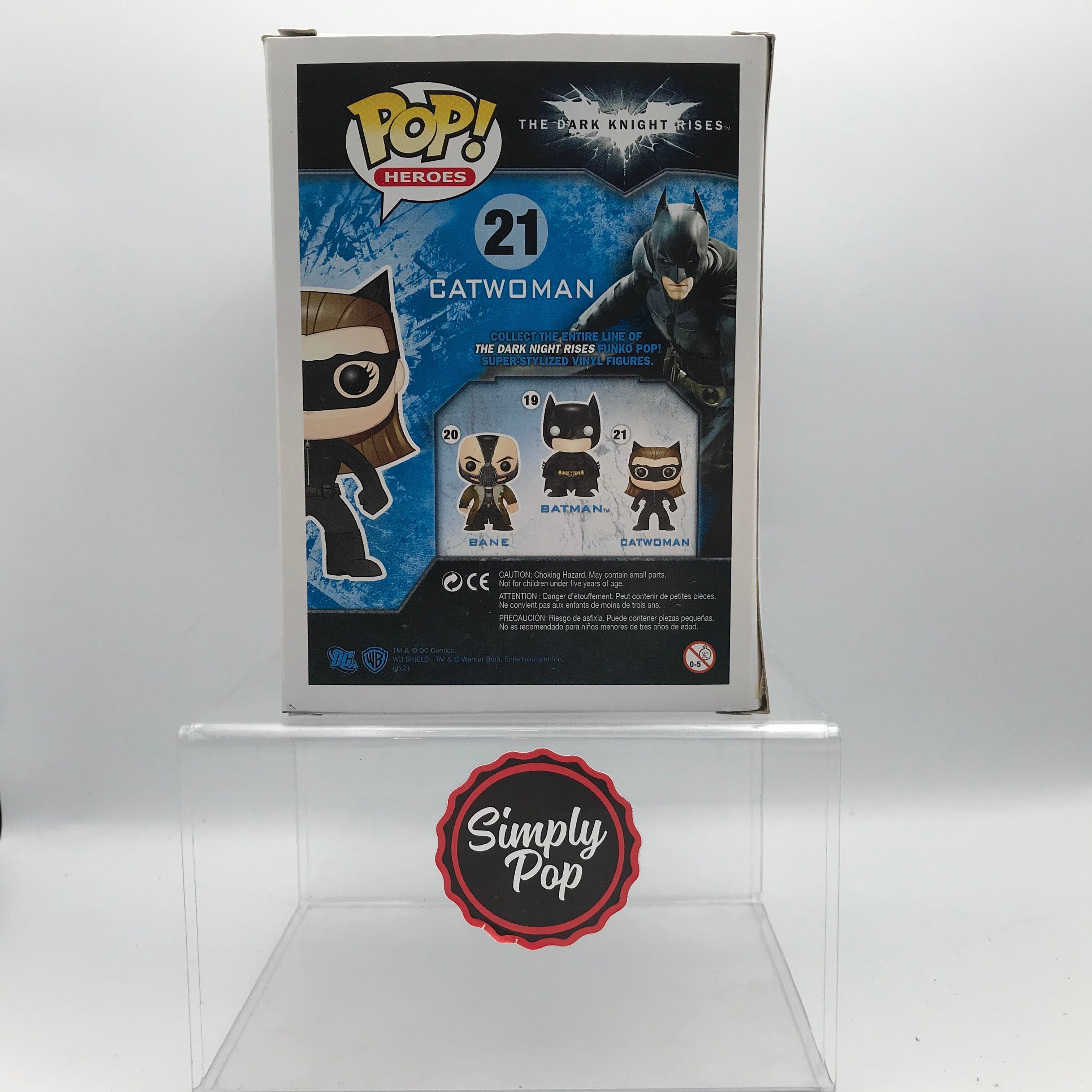 Funko Pop Catwoman #21 The Dark Knight Rises Vaulted Grail DC Heroes