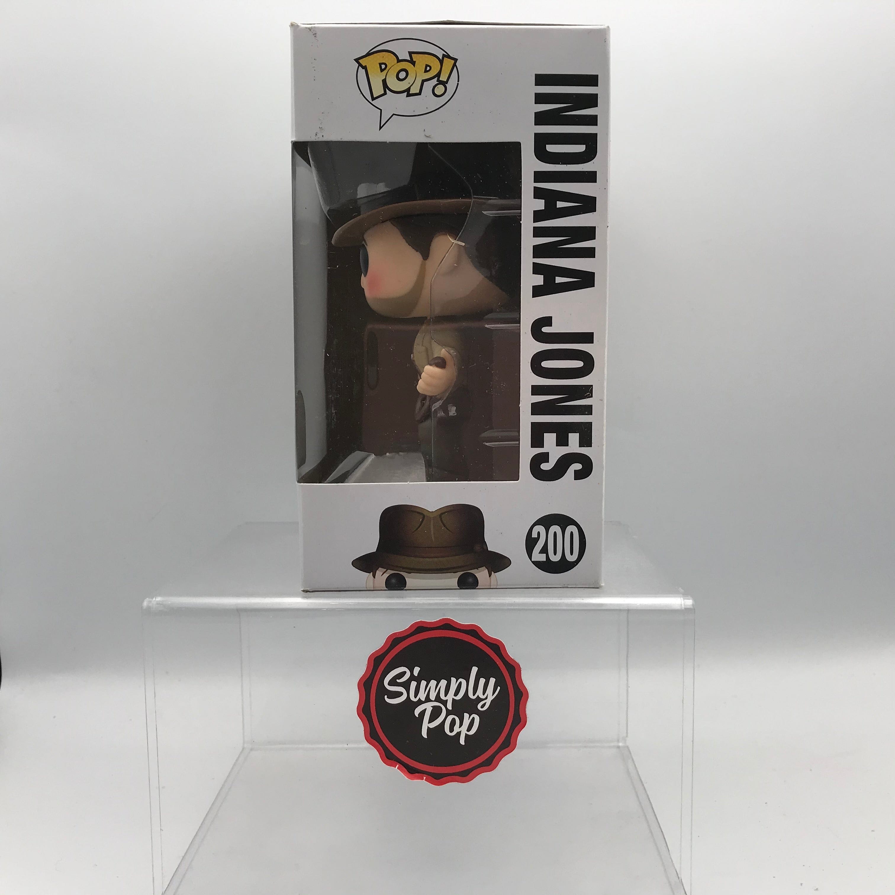 Funko Pop Indiana Jones #200 Rare Sticker Disney Indiana Jones Adventure Disney Parks Exclusive