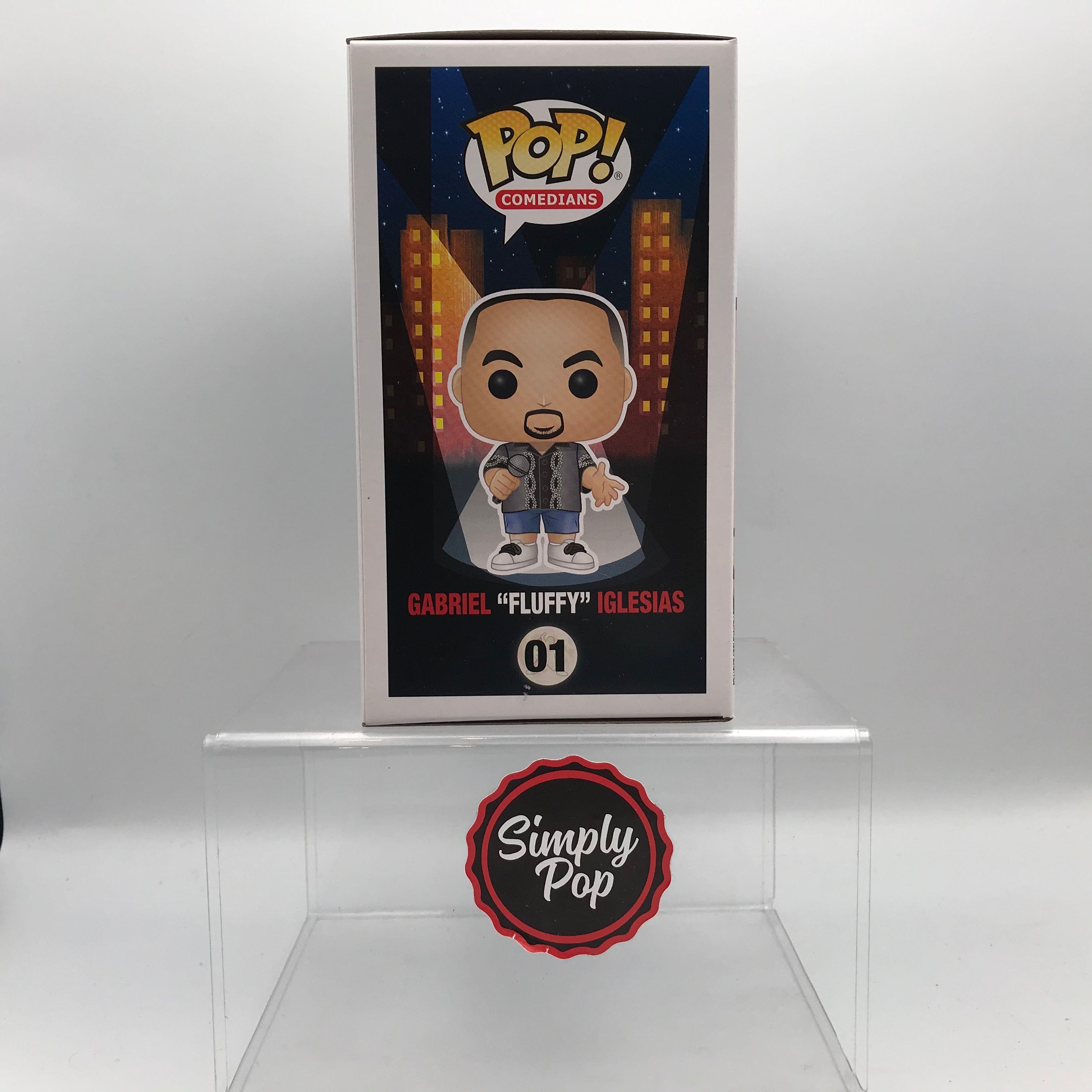 Funko Pop Gabriel Fluffy Iglesias #01 Comedians Shop Exclusive Autographed / Signed