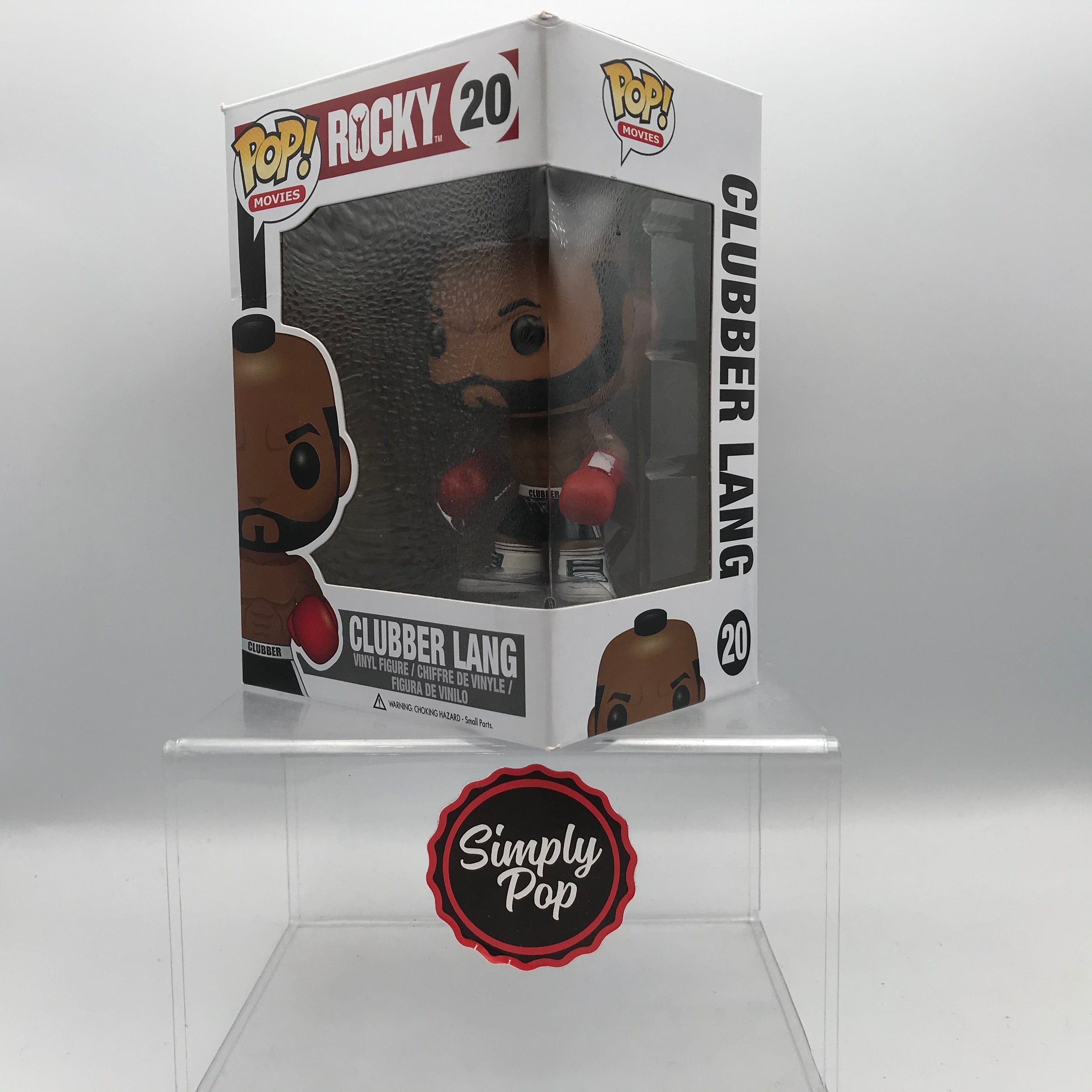 Funko Pop Clubber Lang #20 Movies Rocky Vaulted Grail With Hard Stack - B