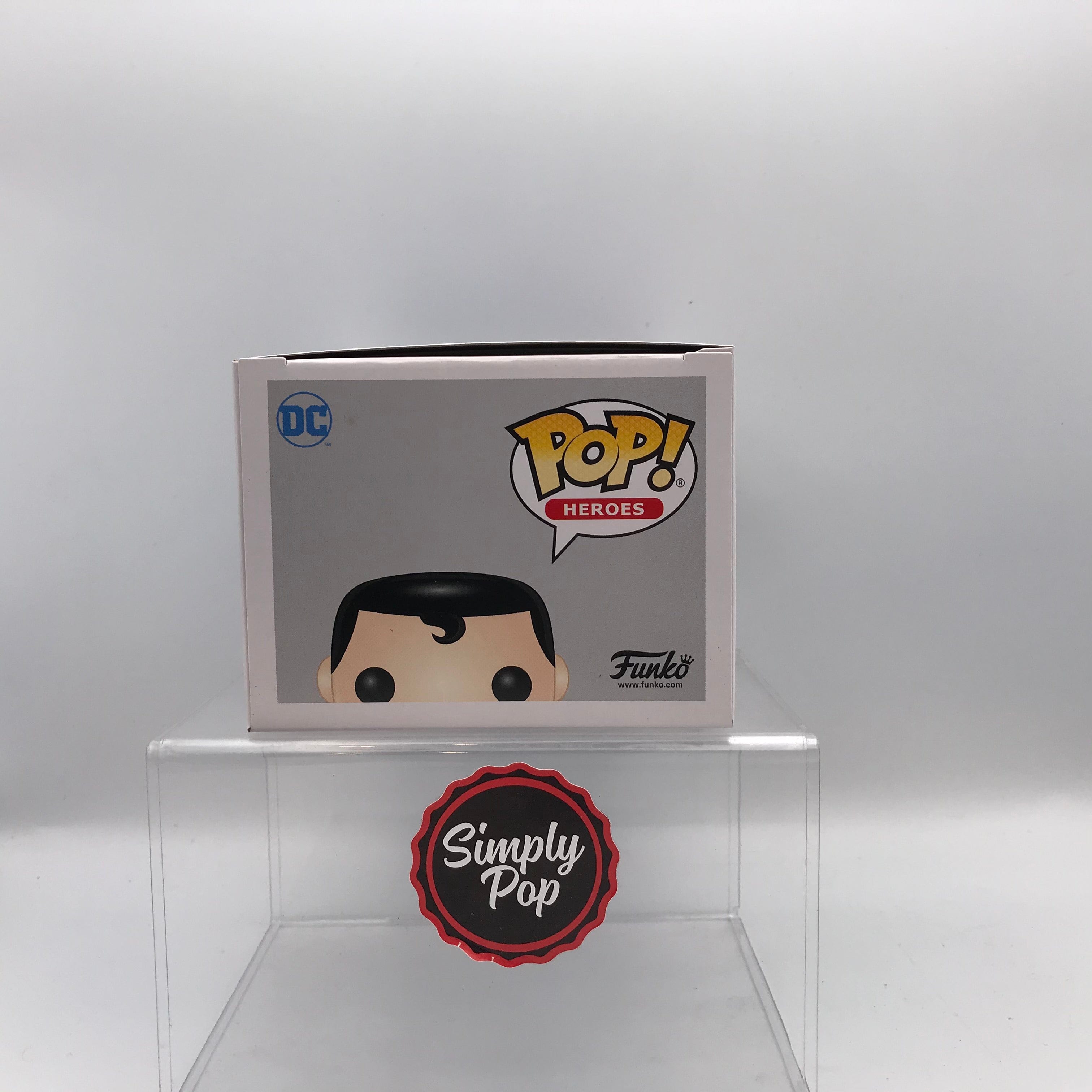 Funko Pop Superman Metallic Classic #07 Limited Edition Chase Vaulted Grail DC Super Heroes