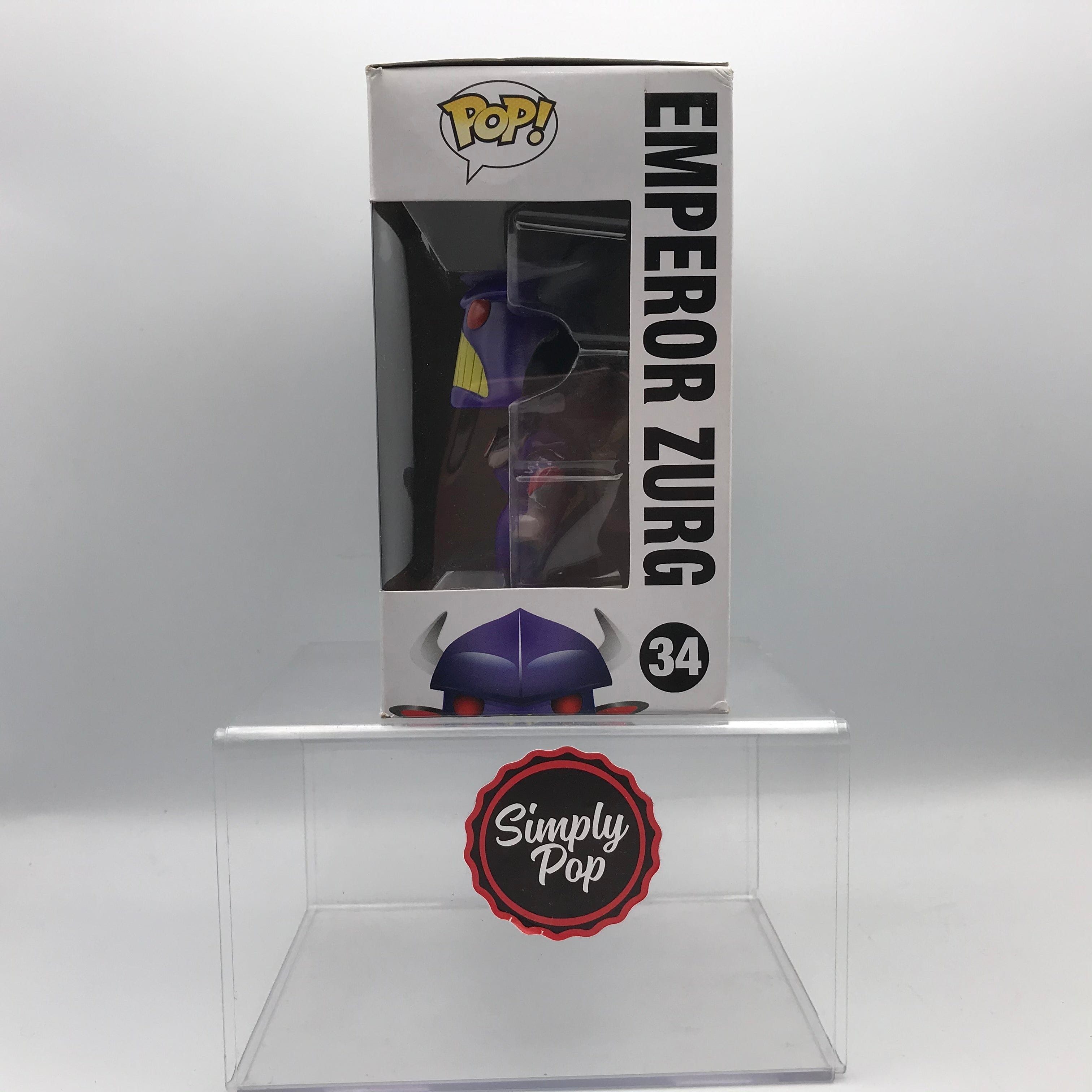Funko Pop Emperor Zurg #34 Non - Bobble Head Disney Store Exclusive Vaulted Grail
