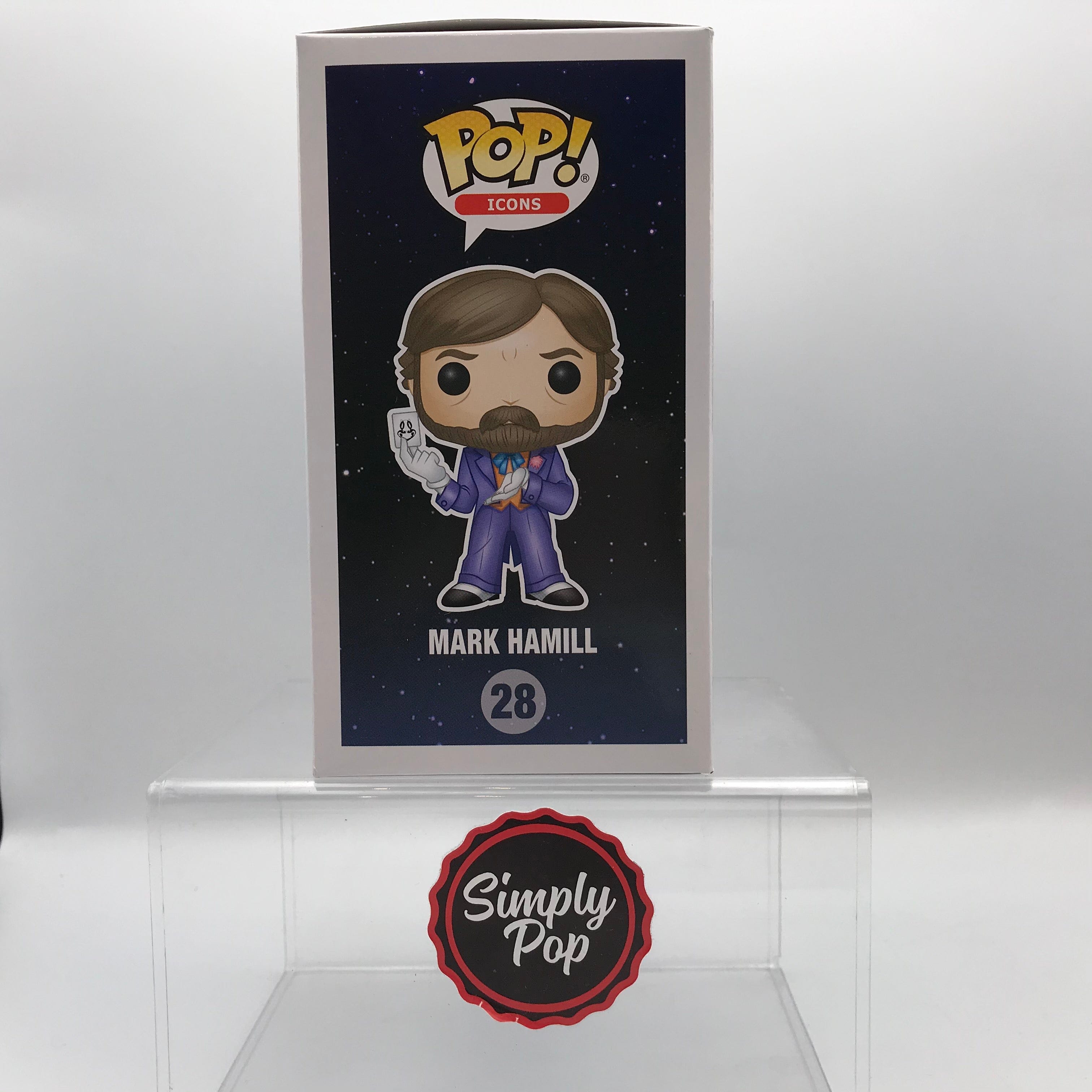 Funko Pop Mark Hamill As The Joker Purple #28 Designer Con Exclusive 2019 1000 PCS