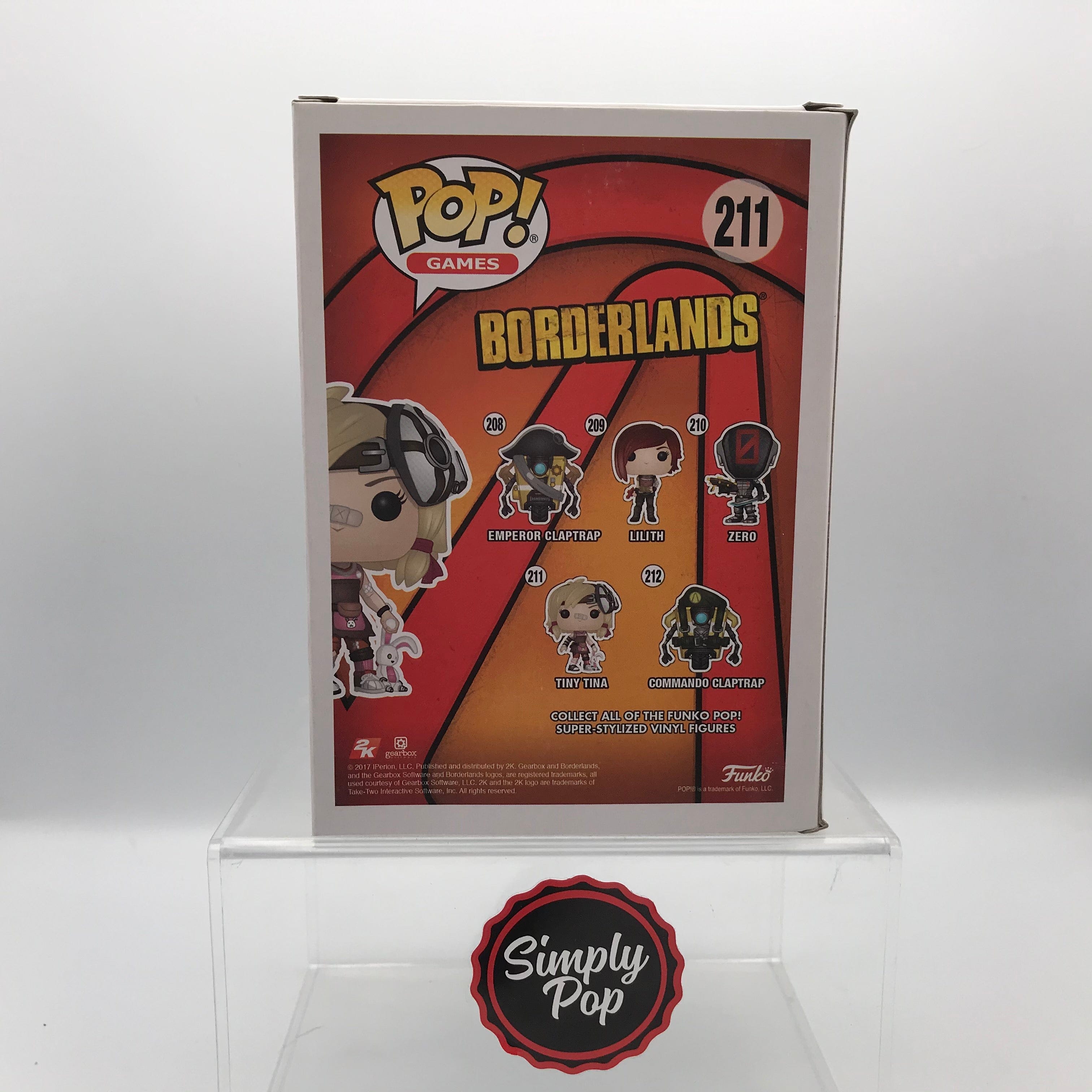 Funko Pop Tiny Tina #211 Vaulted Borderlands Games