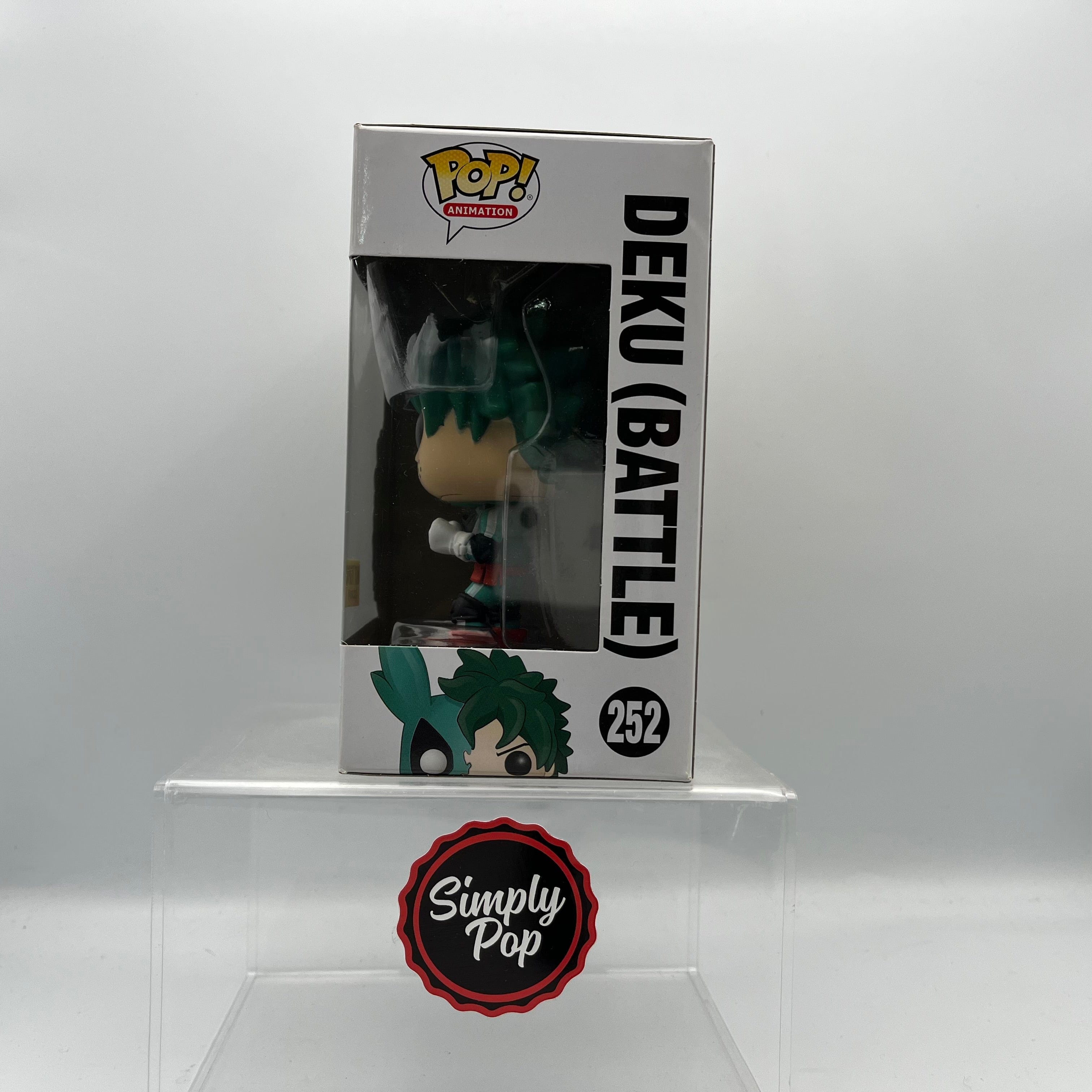 Funko Pop Deku (Battle) #252 First Run 2017 Hot Topic Exclusive My Hero Academia