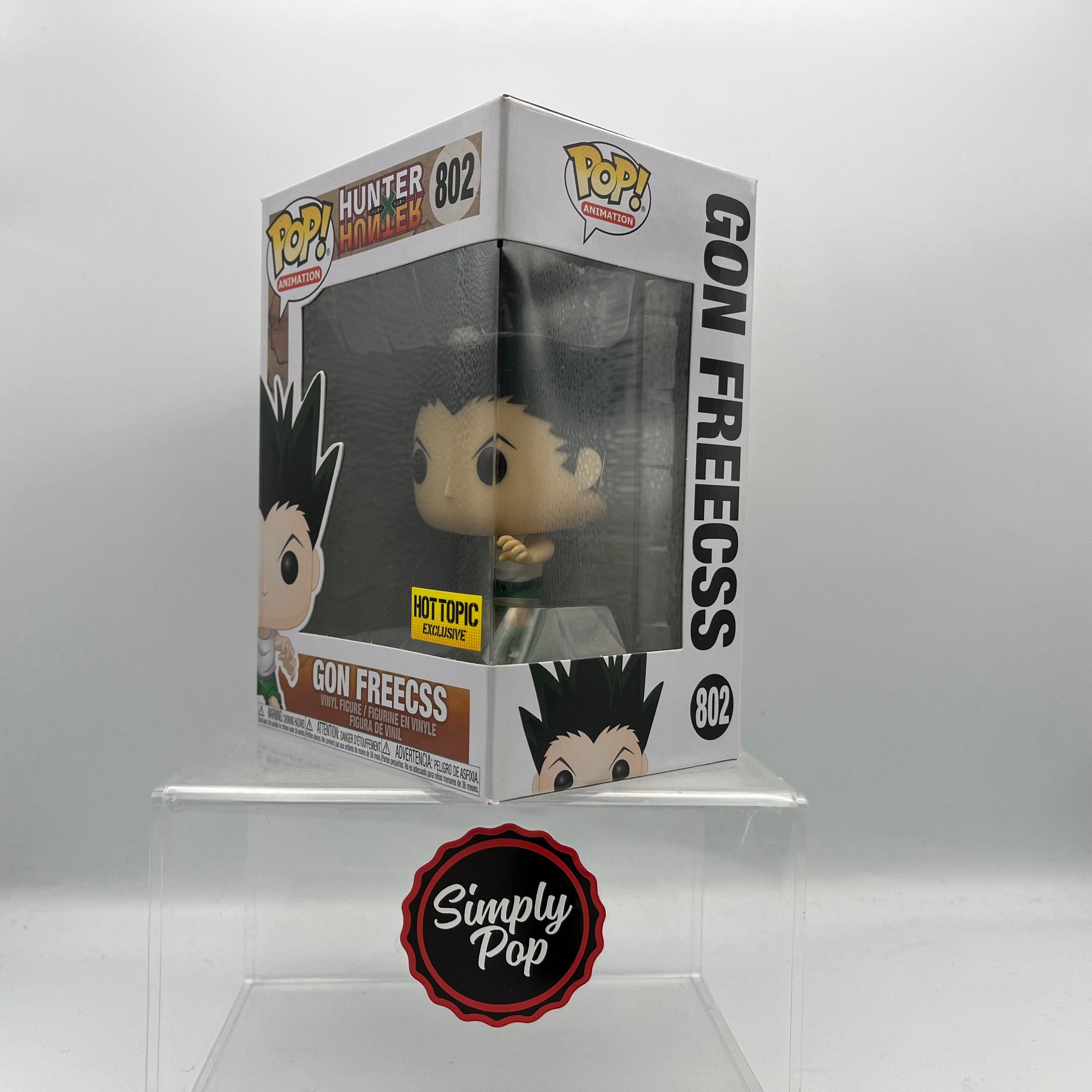 Funko Pop Gon Freecss #802 Hot Topic Exclusive Hunter x Hunter Animation - B