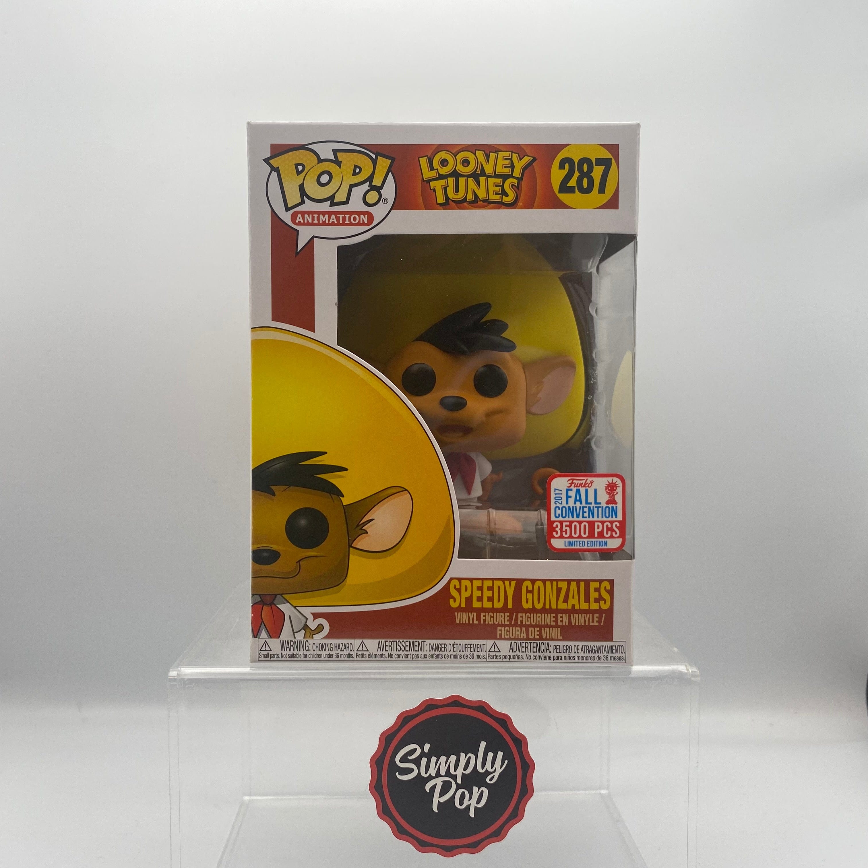 Funko Pop Speedy Gonzales #287 2017 Fall Convention 3500 PCS