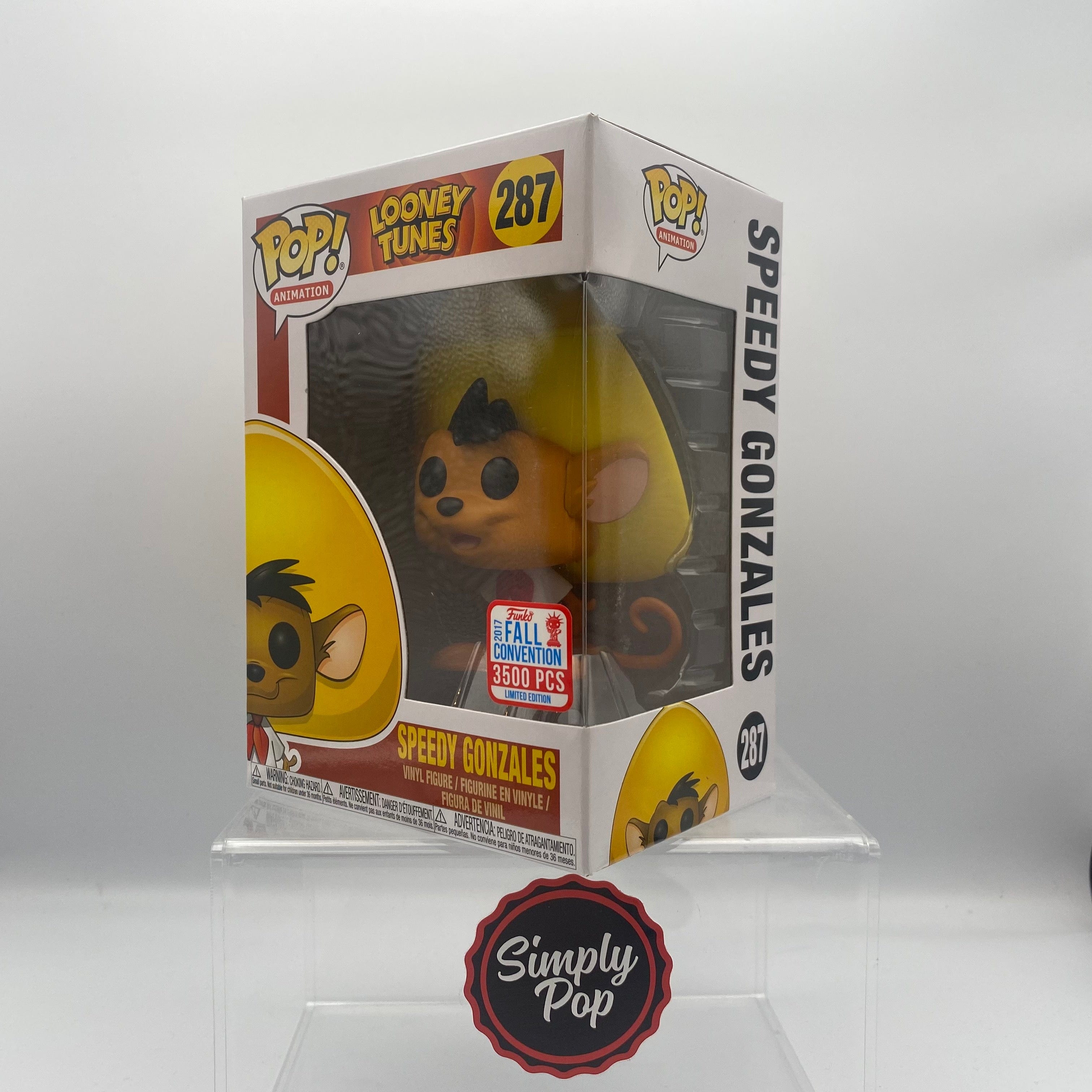 Funko Pop Speedy Gonzales #287 2017 Fall Convention 3500 PCS