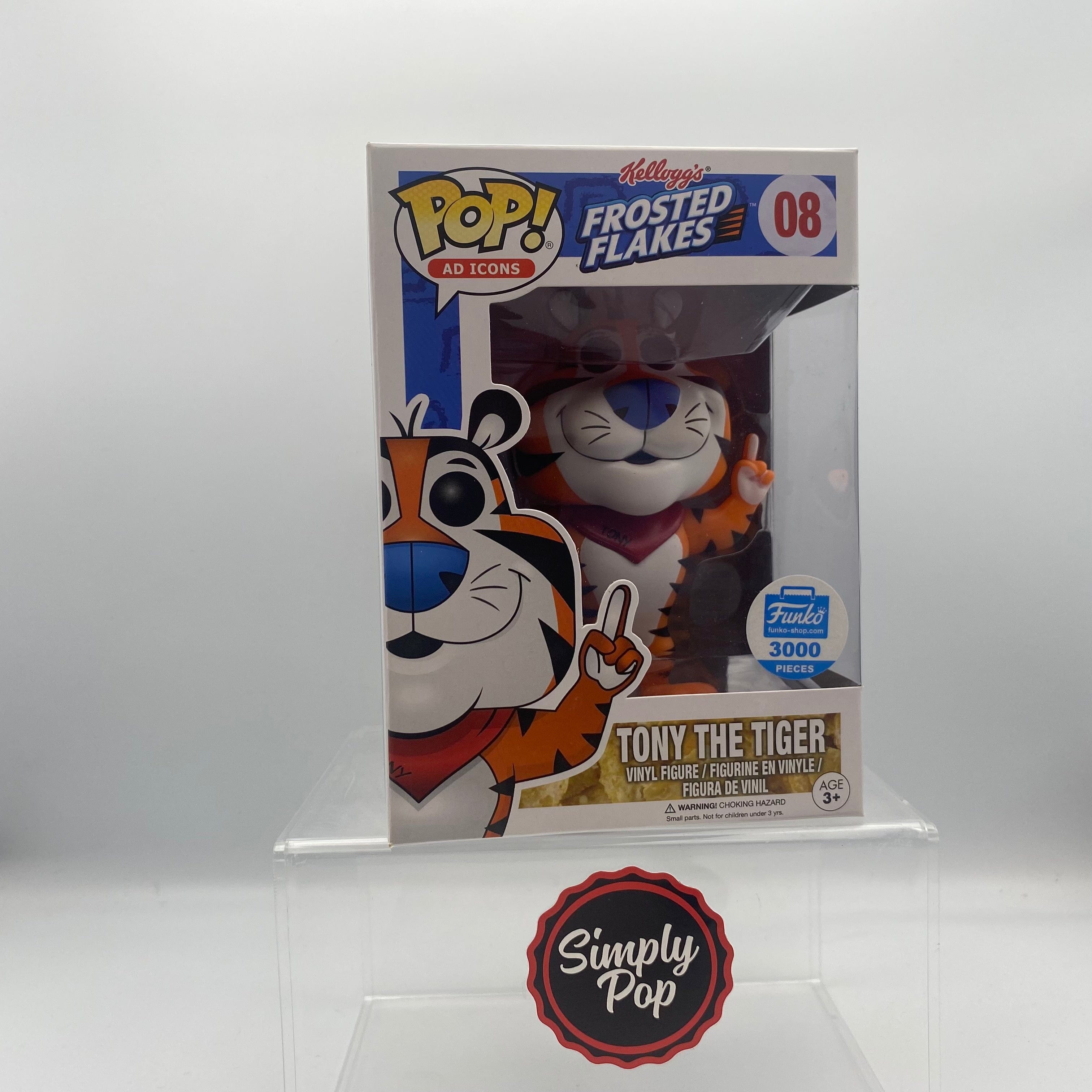 Funko Pop Tony The Tiger #08 3000 Pcs Shop Exclusive Ad Icons