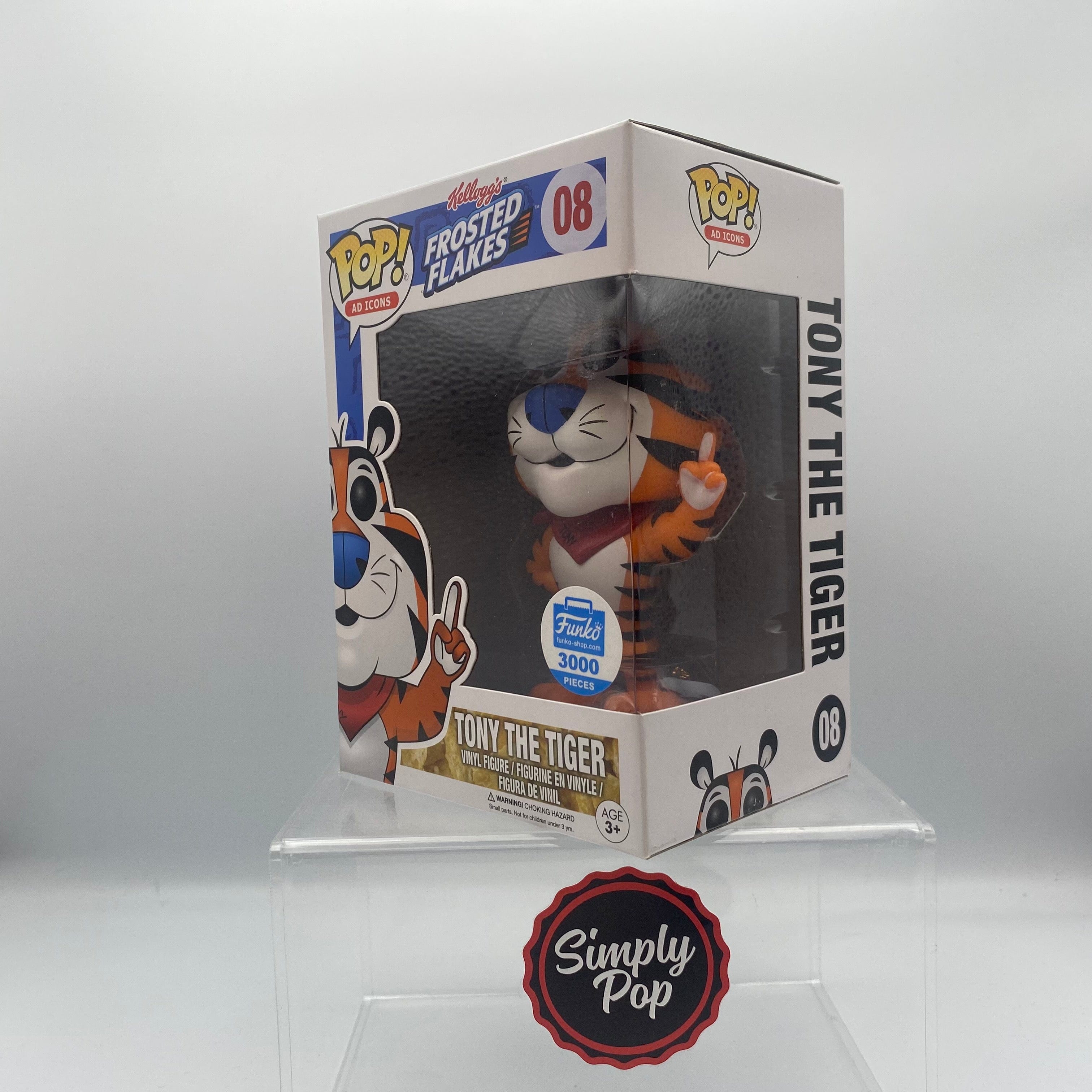Funko Pop Tony The Tiger #08 3000 Pcs Shop Exclusive Ad Icons