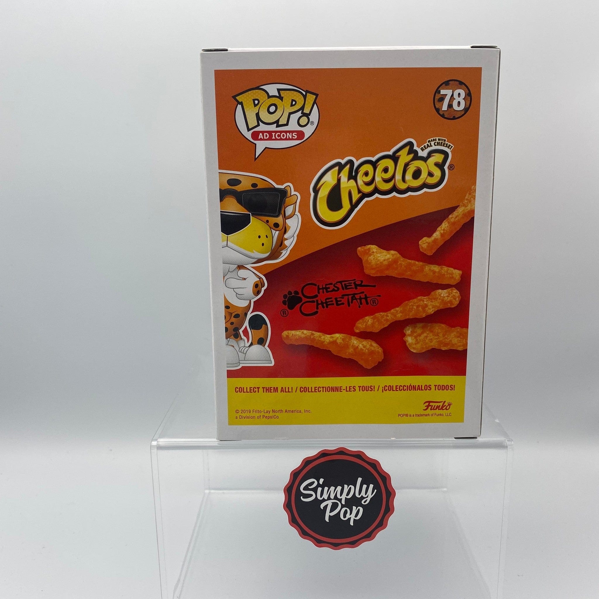 Funko Pop Chester Cheetah (With Crunchy Cheetos) #78 Hollywood Store Exclusive