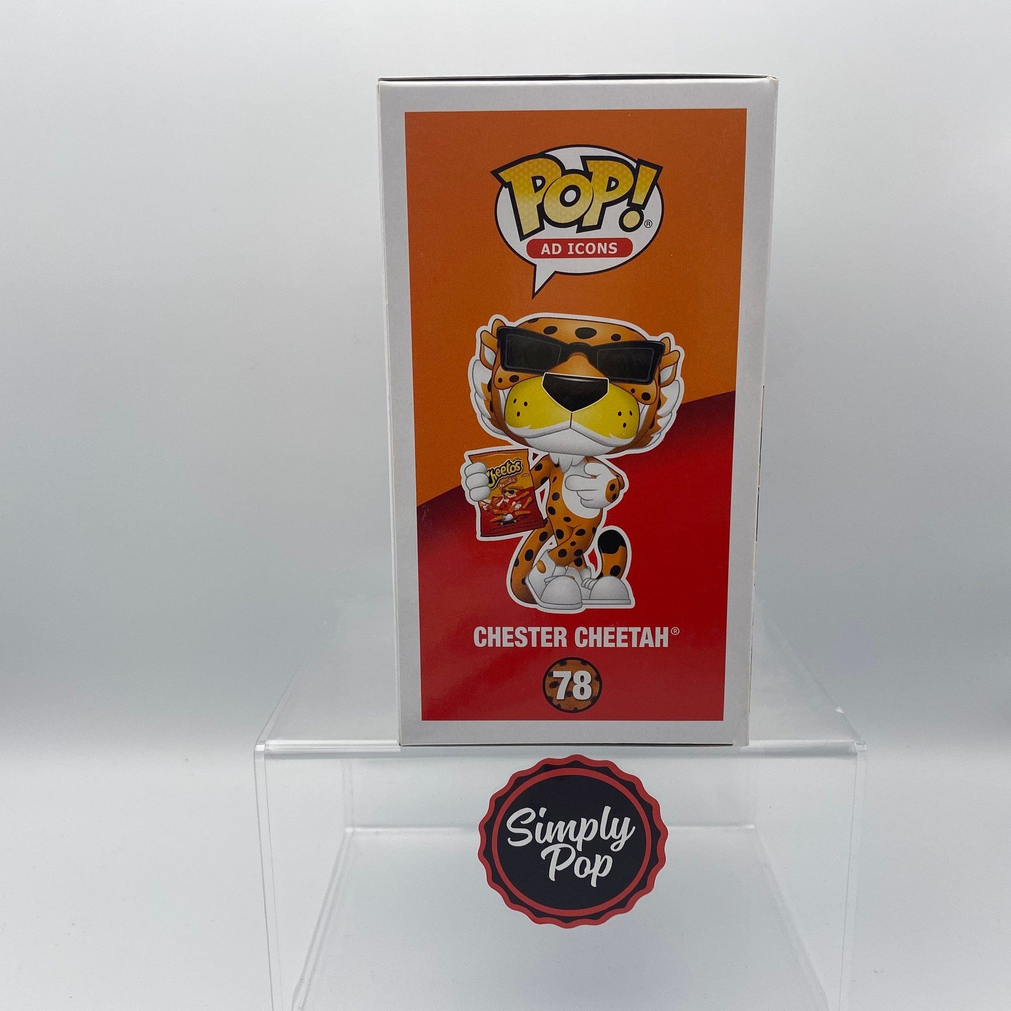 Funko Pop Chester Cheetah (With Crunchy Cheetos) #78 Hollywood Store Exclusive