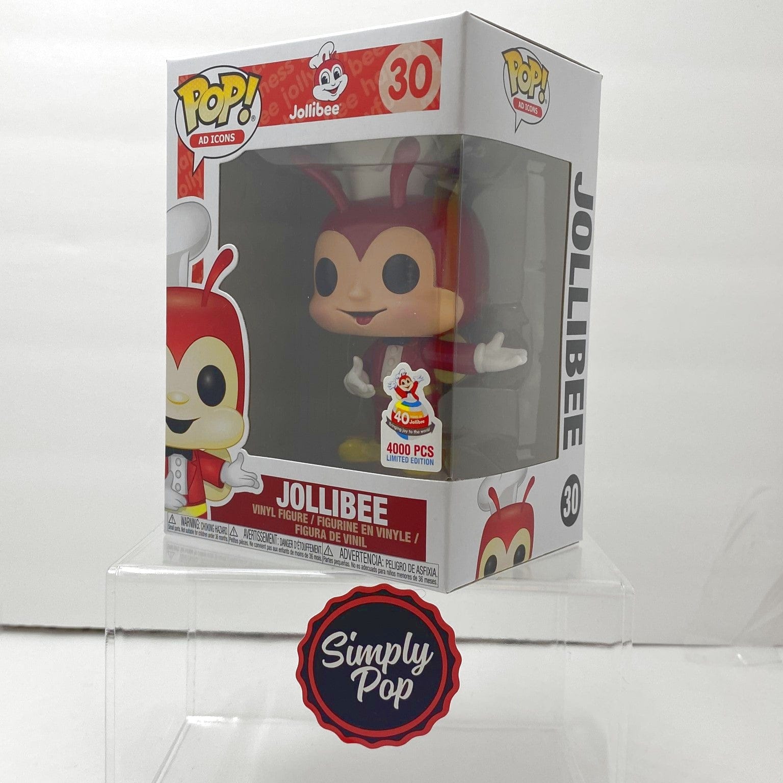 Funko Pop Jollibee Metallic #30 Limited Edition to 4000 pcs