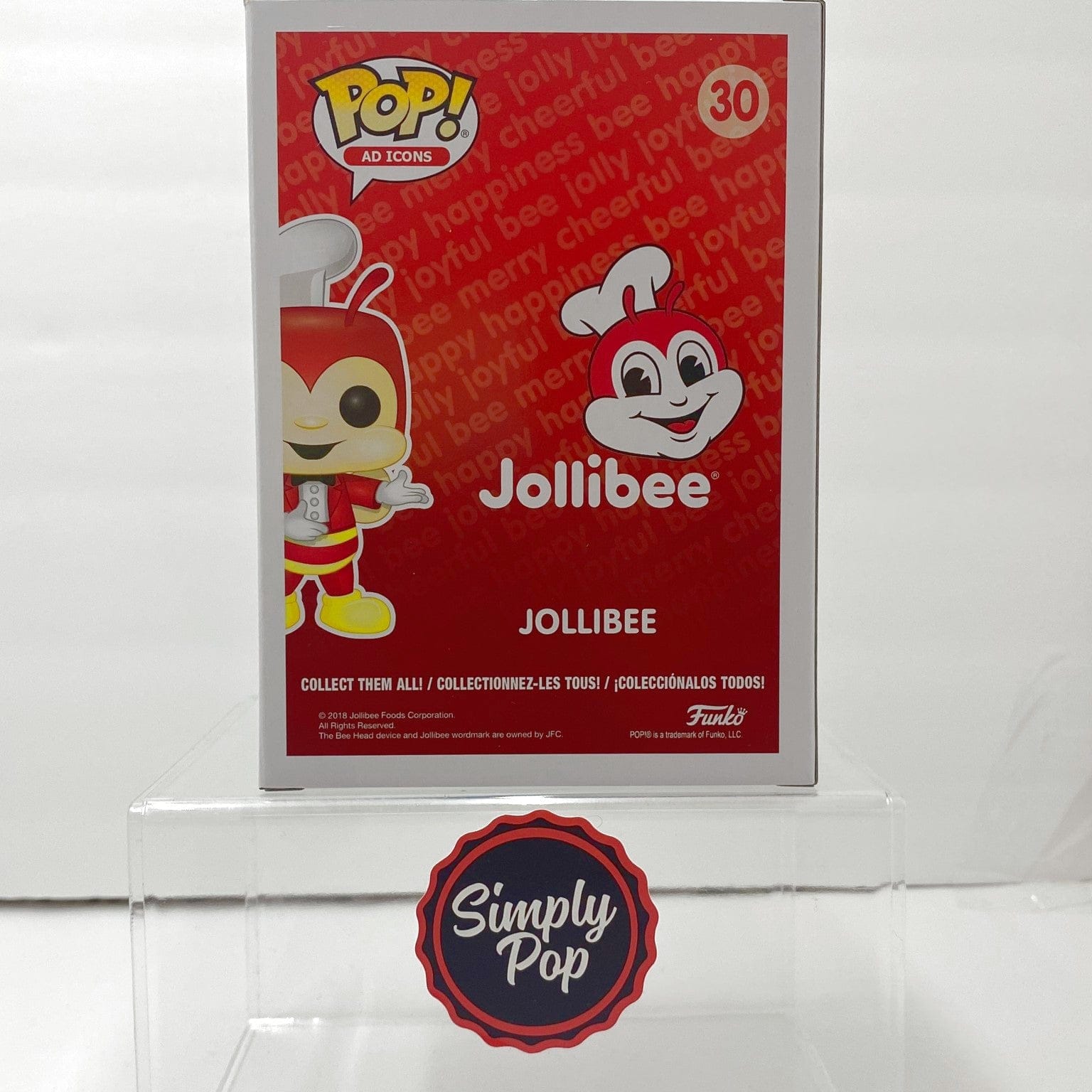 Funko Pop Jollibee Metallic #30 Limited Edition to 4000 pcs
