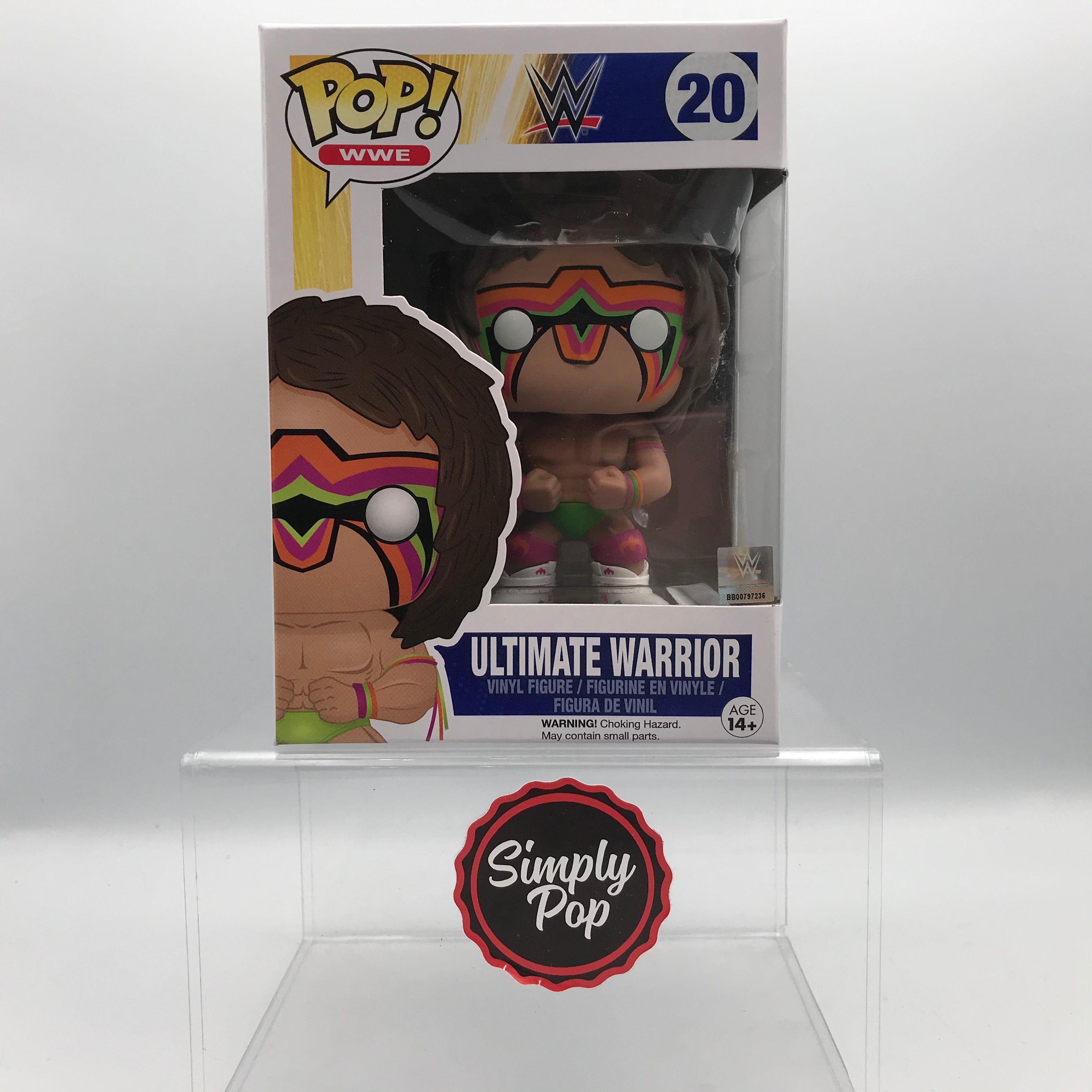 Funko Pop Ultimate Warrior #20 Vaulted WWE