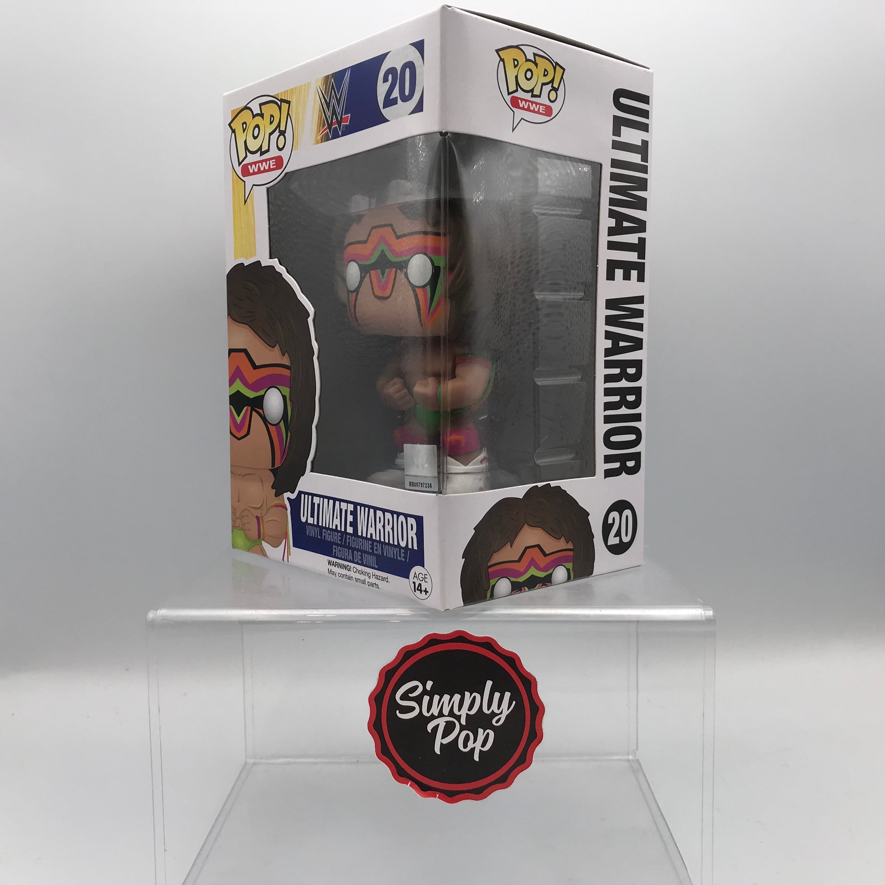 Funko Pop Ultimate Warrior #20 Vaulted WWE