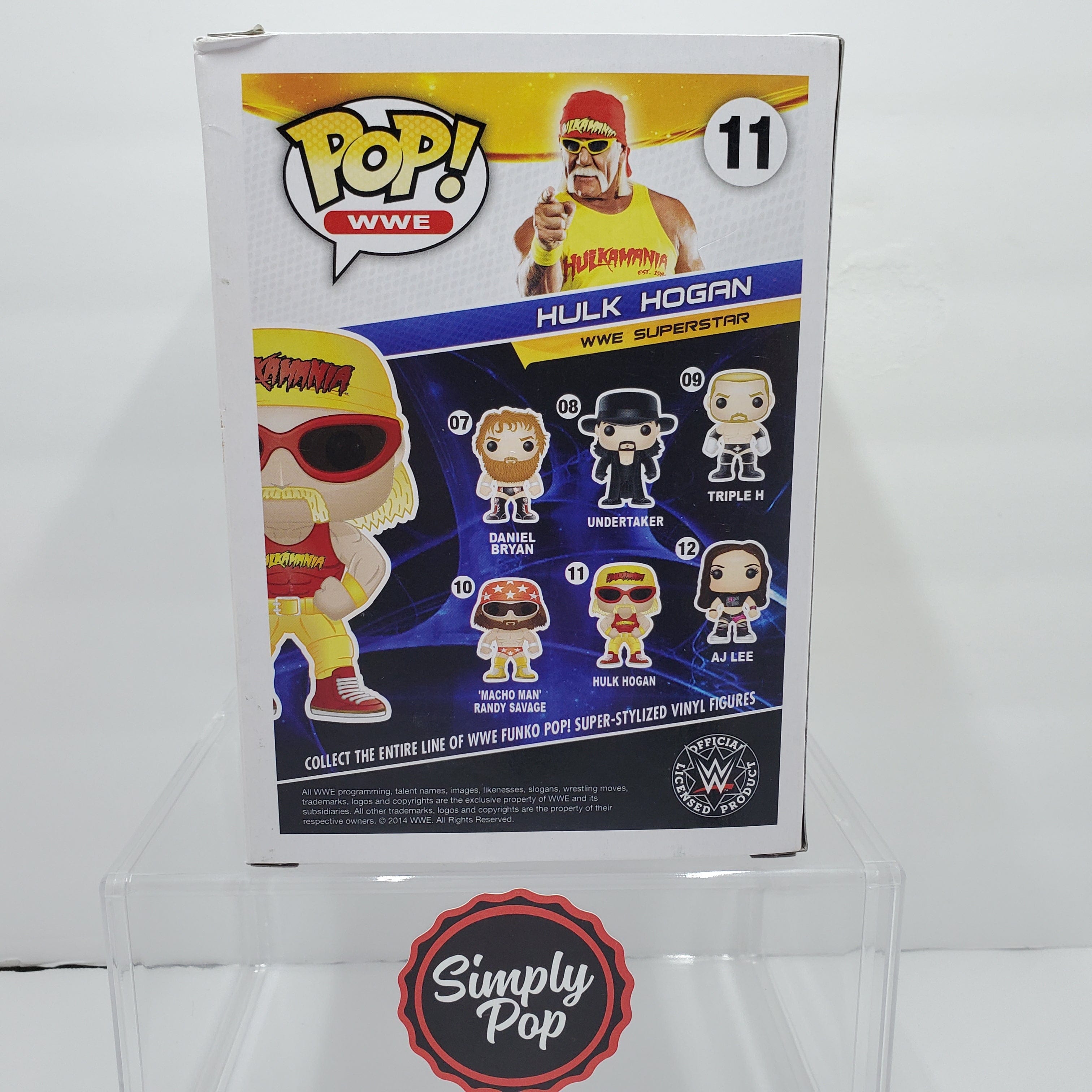 Funko Pop Hulk Hogan #11 WWE Vaulted