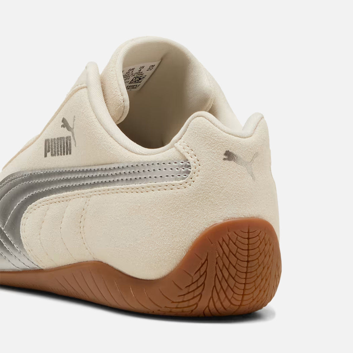 PUMA SPEEDCAT METALLIC JR - ALPINE SNOW / METALLIC SILVER