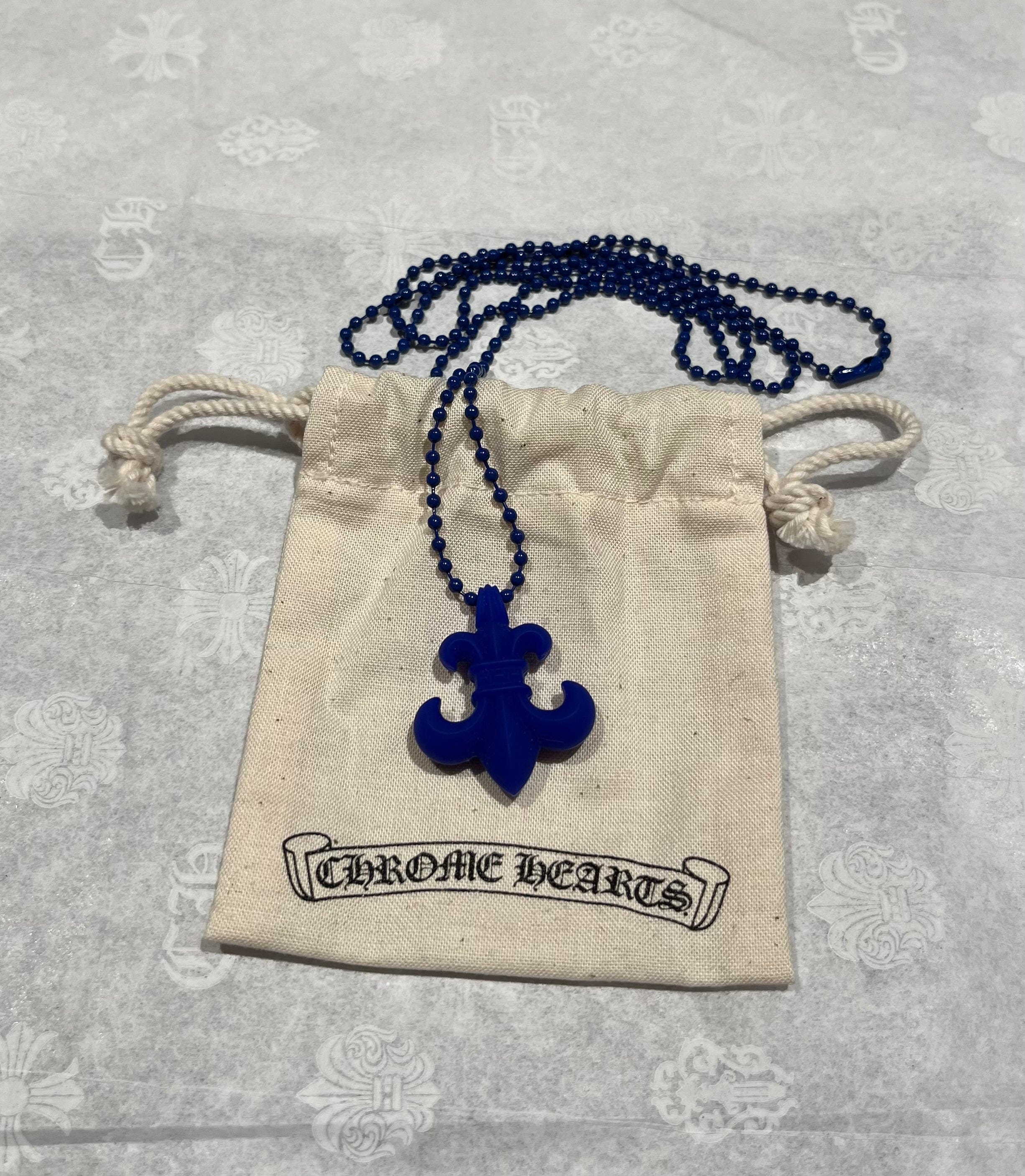 Chrome Hearts Pendant Chrome Hearts Fleur Blue