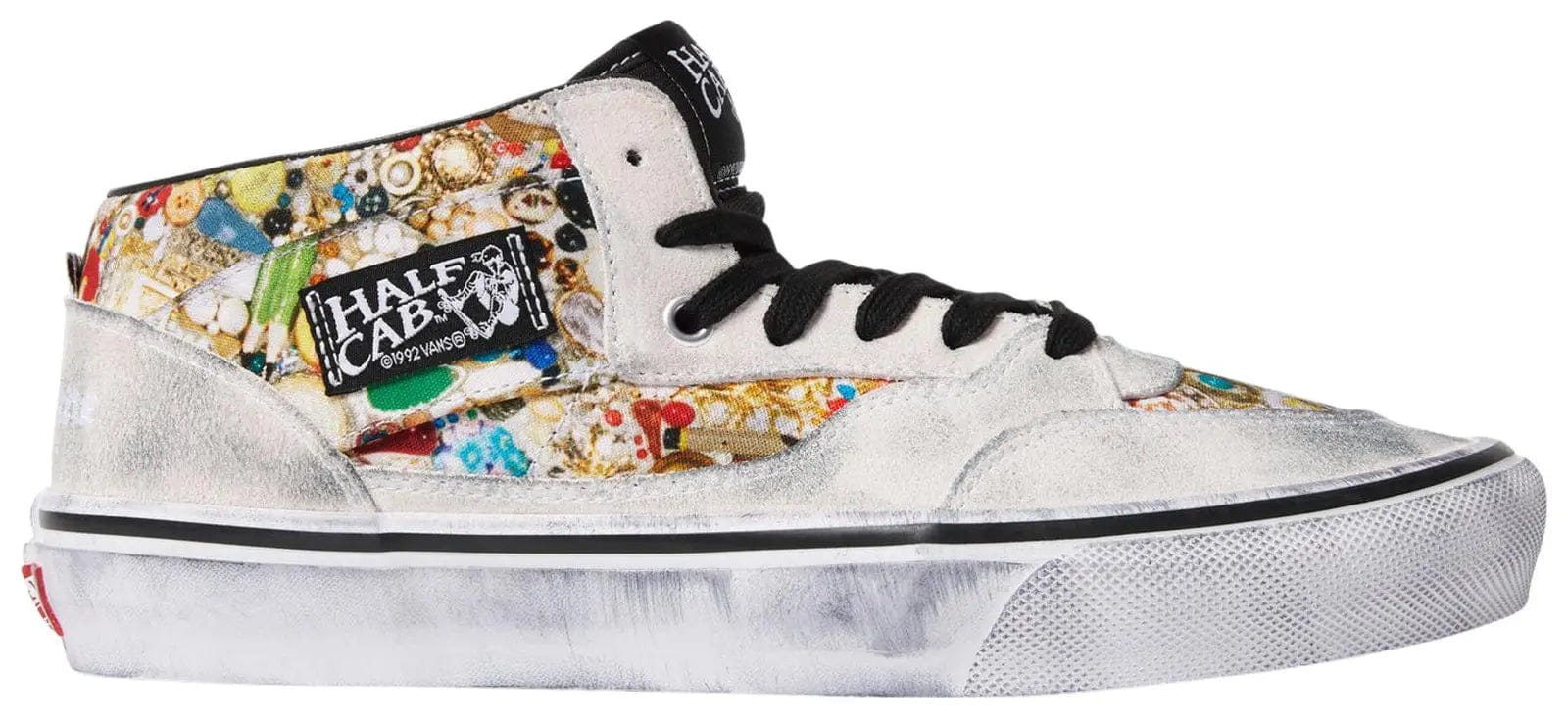 Vans Half Cab Supreme x Mike Kelley White