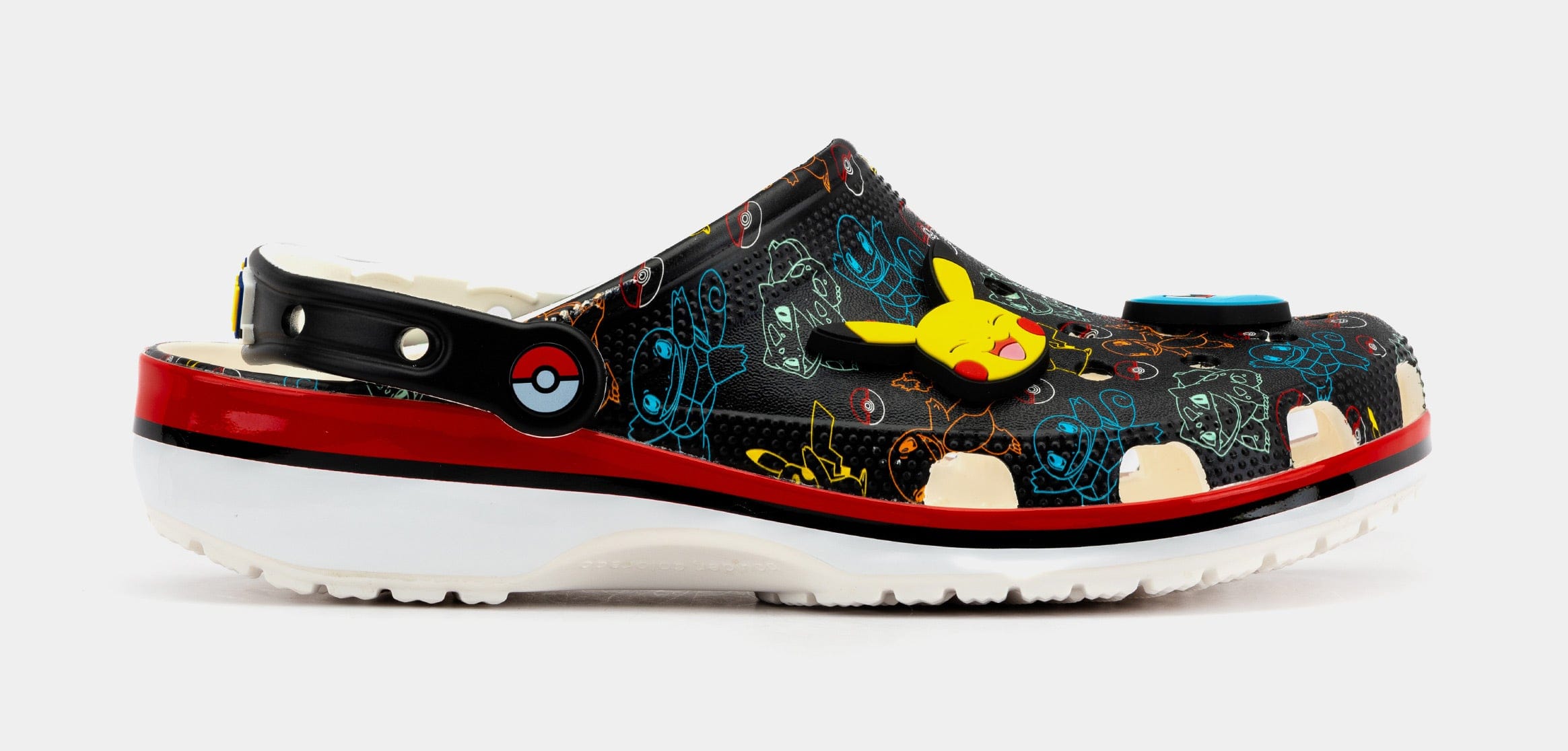 CROCS Pokemon Classic Clog Mens Sandals (Black/Orange)