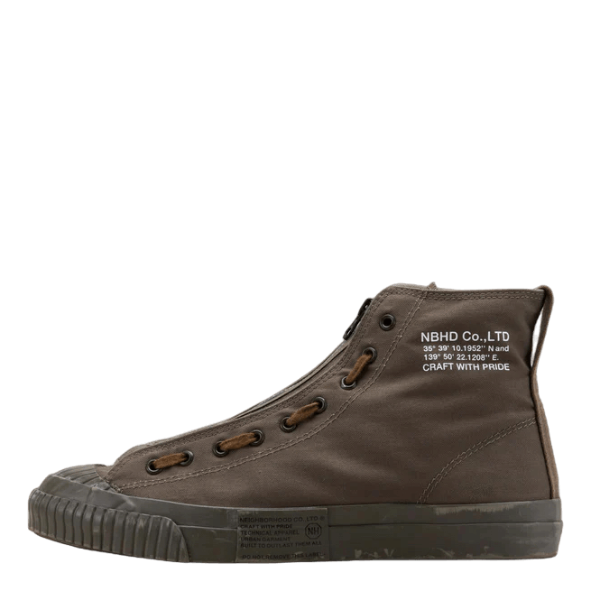 Neighborhood Nh x Moonstar . Gr - hi Sneaker Olive Drab