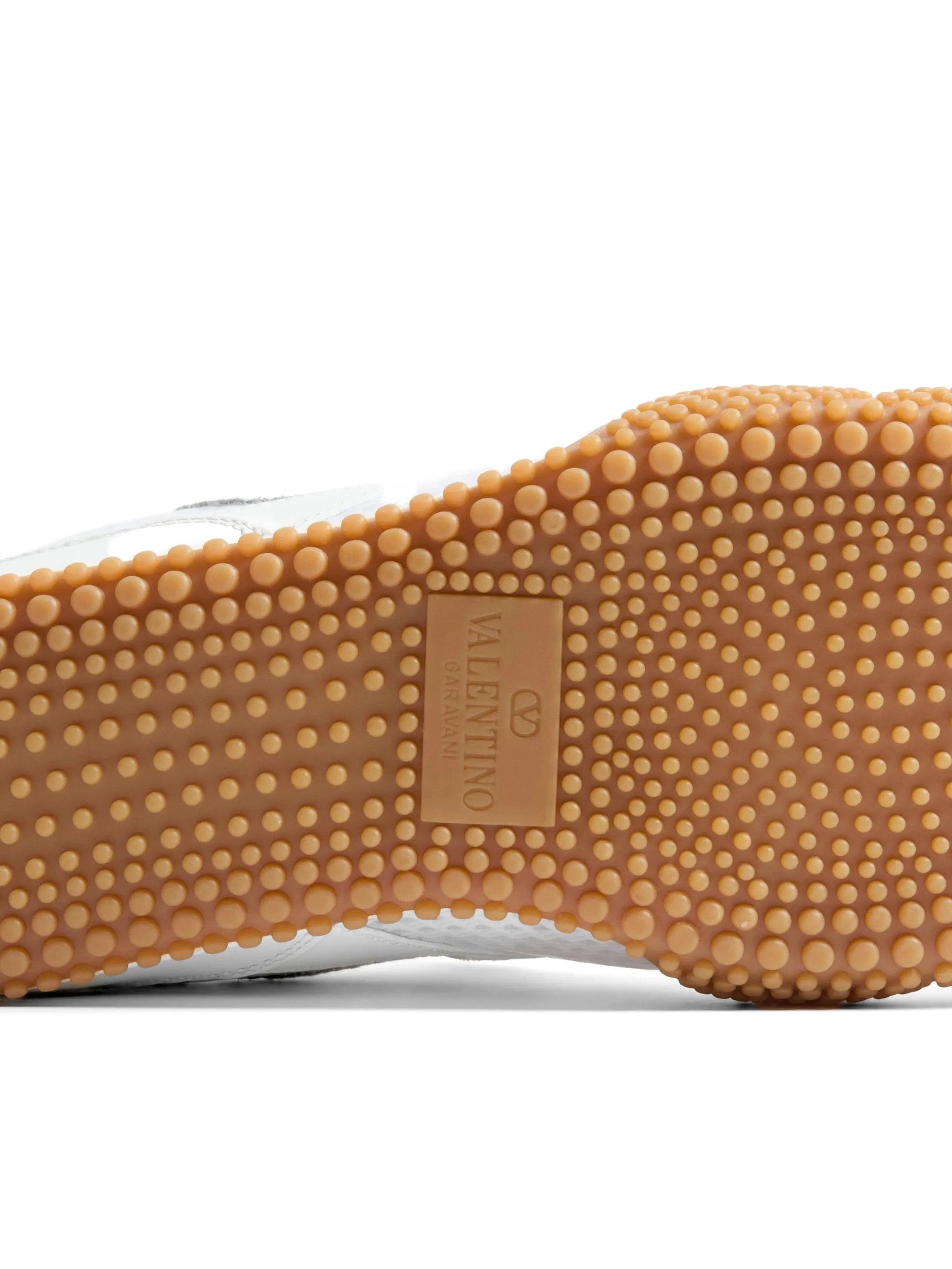 Valentino Garavani Amphibia sneakers in rubberized calfskin and split leather