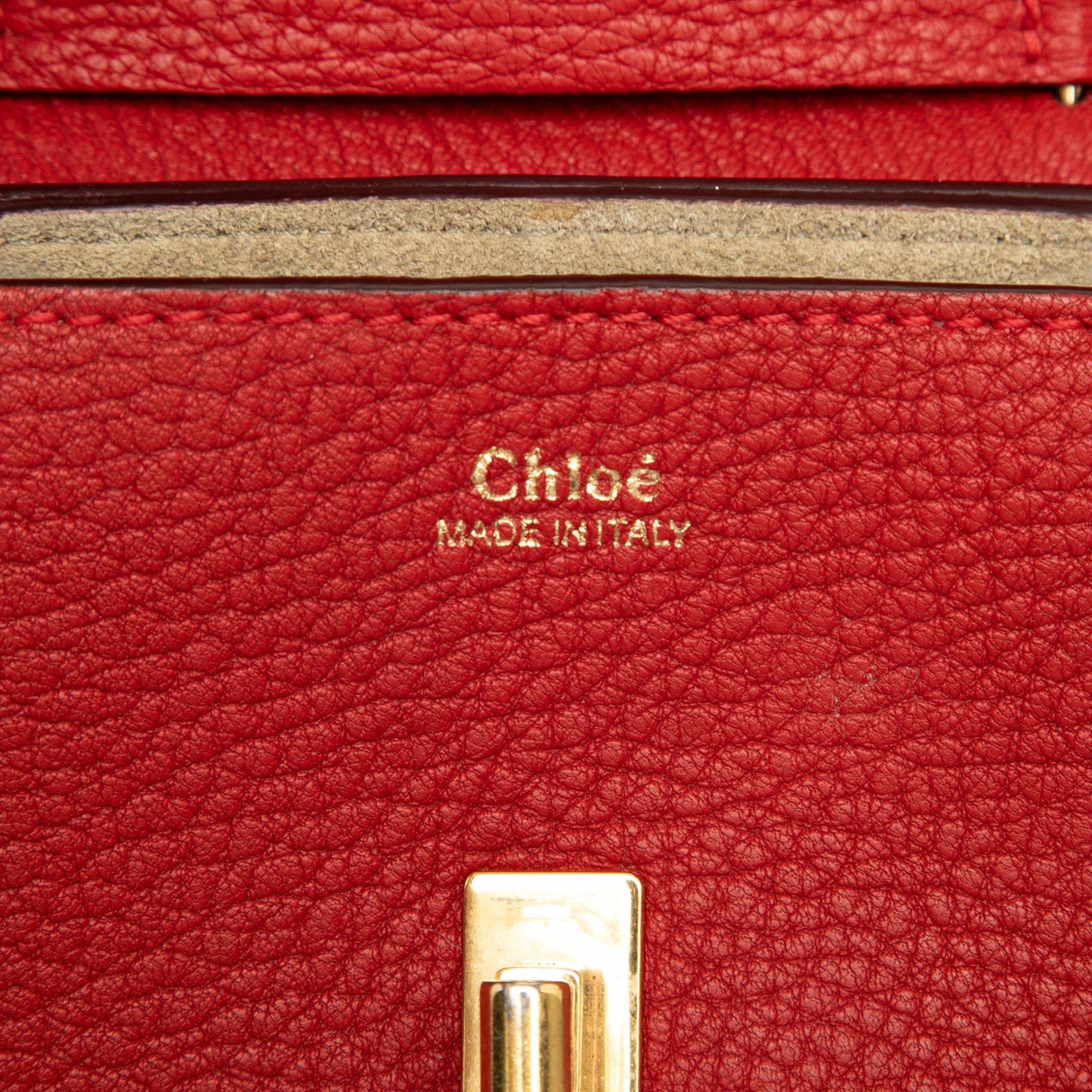 Chloé Nano Grained Lambskin Drew Crossbody
