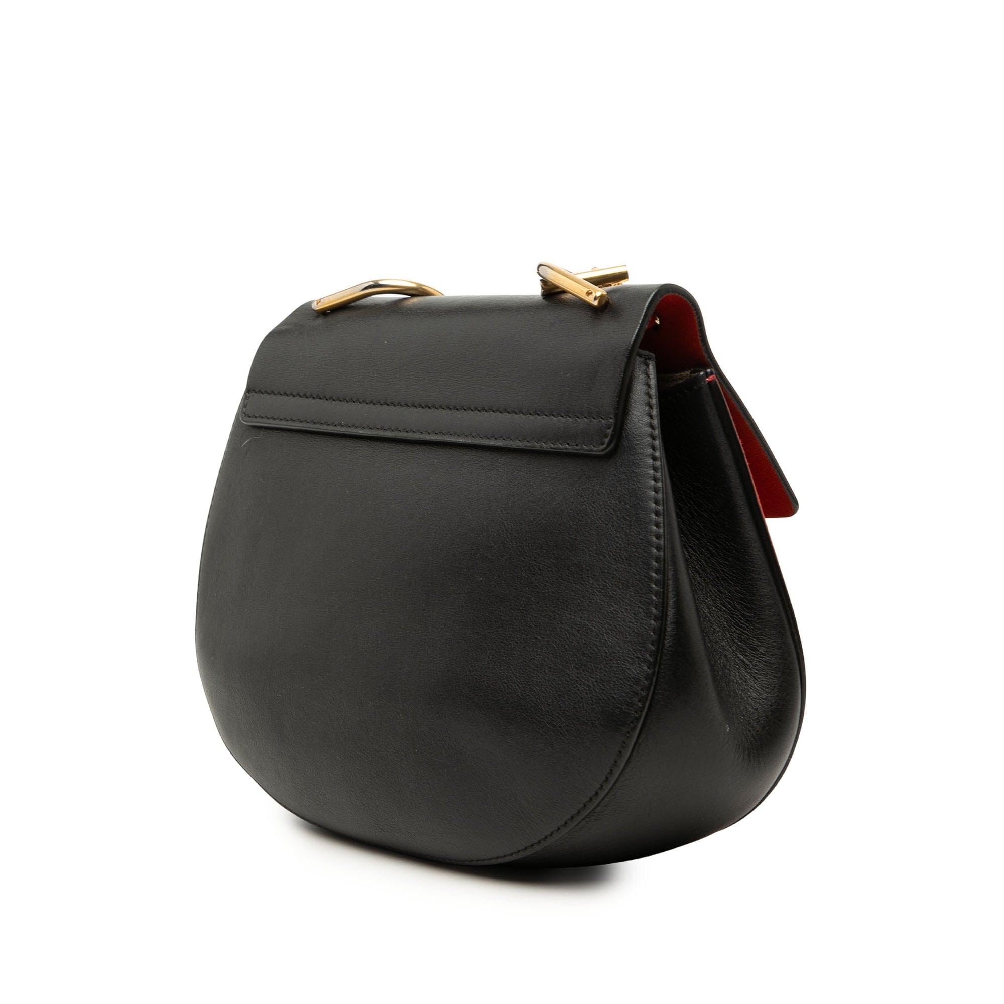 Chloé Small Bicolor Suede and Calfskin Drew Crossbody