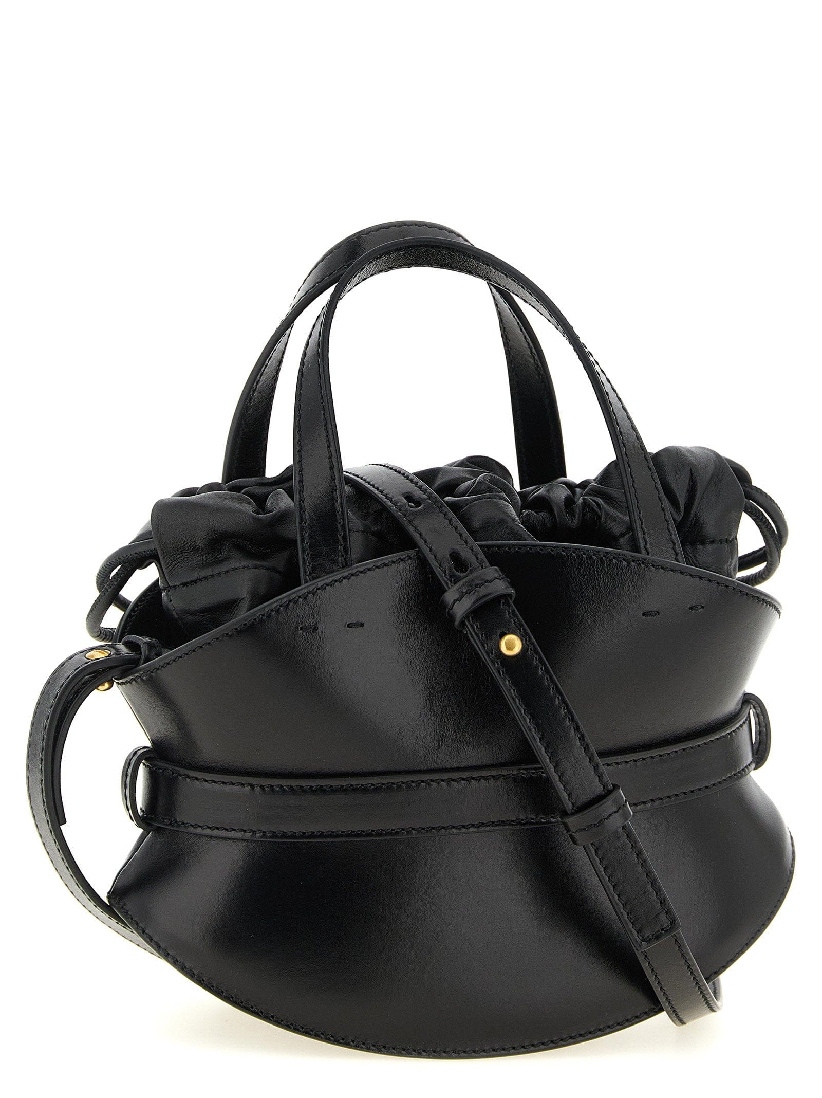 Balmain Shuffle Shoulder Bag — Black