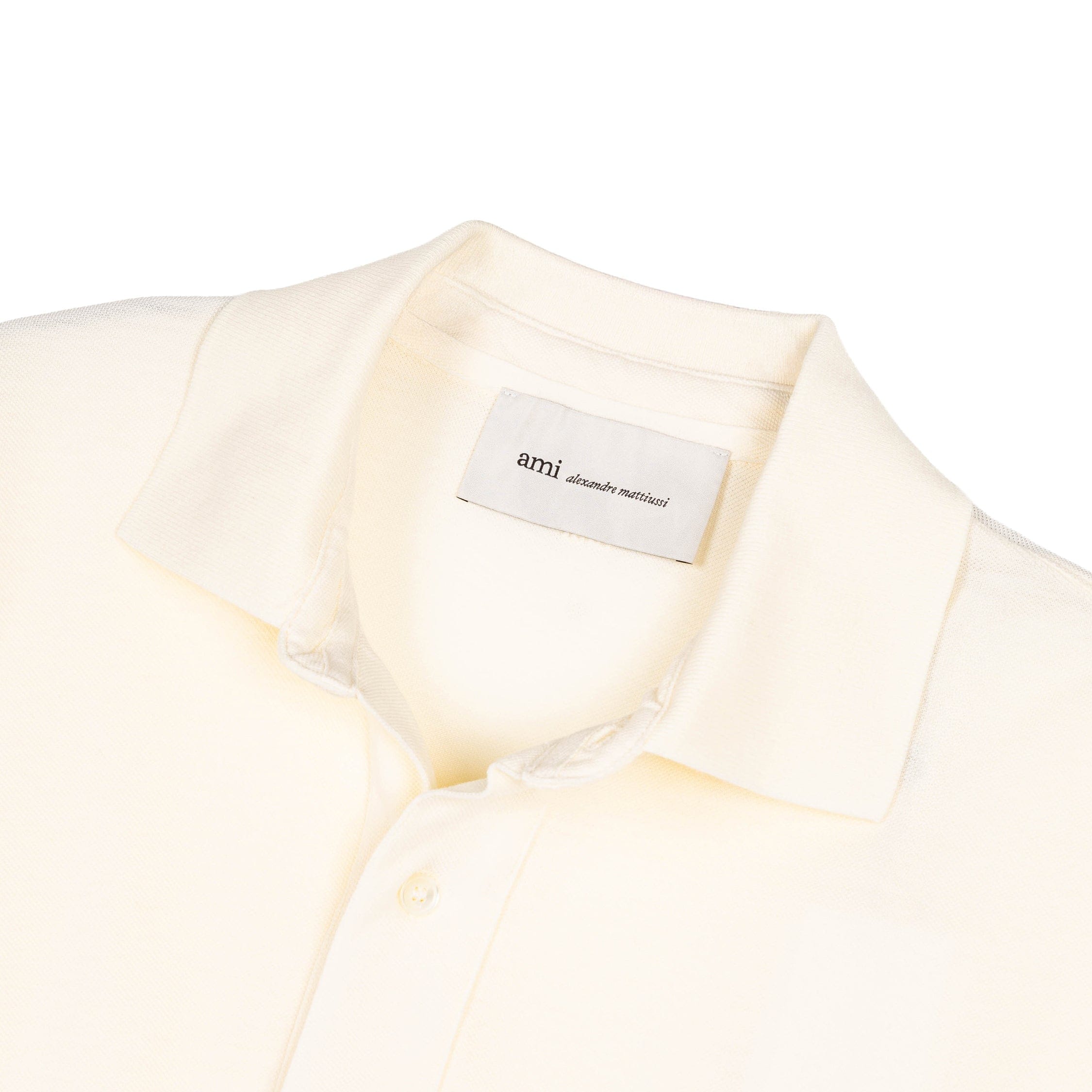 AMI Paris Ami De Coeur Knitted Patch Polo