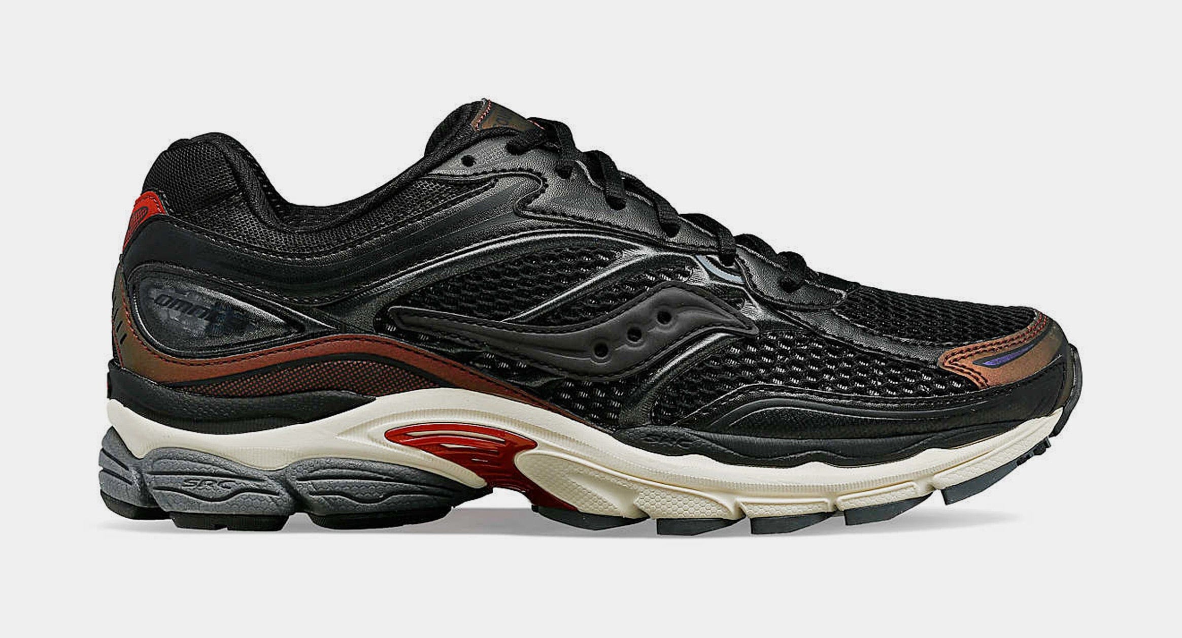 Saucony Progrid Omni 9 Disrupt Mens Running Shoes (Black/Brown)