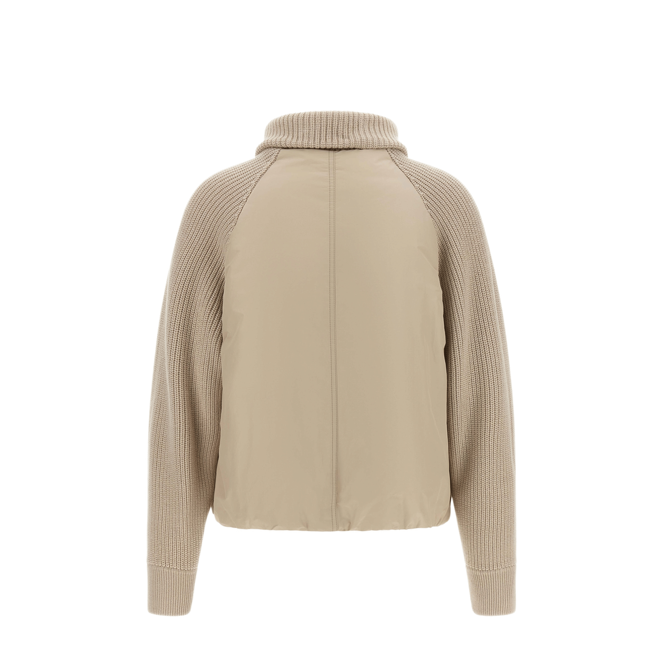 Brunello Cucinelli Knit Insert Down Jacket