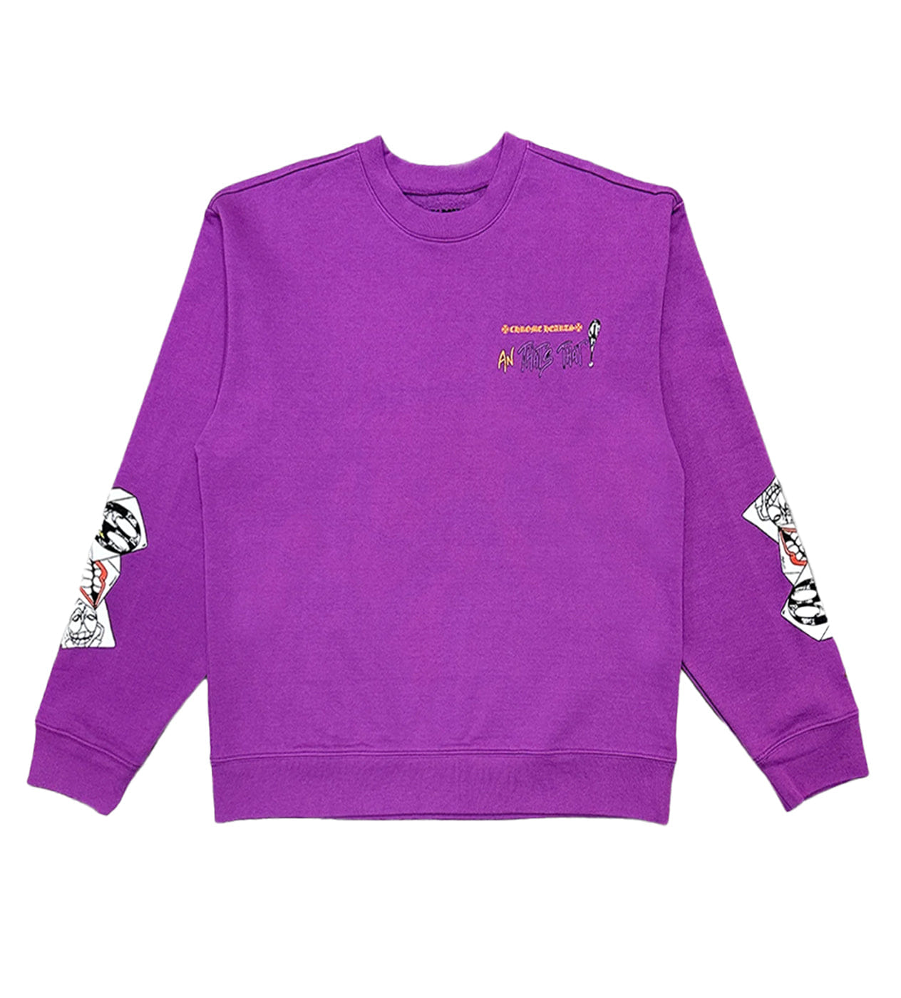 Chrome Hearts Matty Boy I Want More Crewneck Purple
