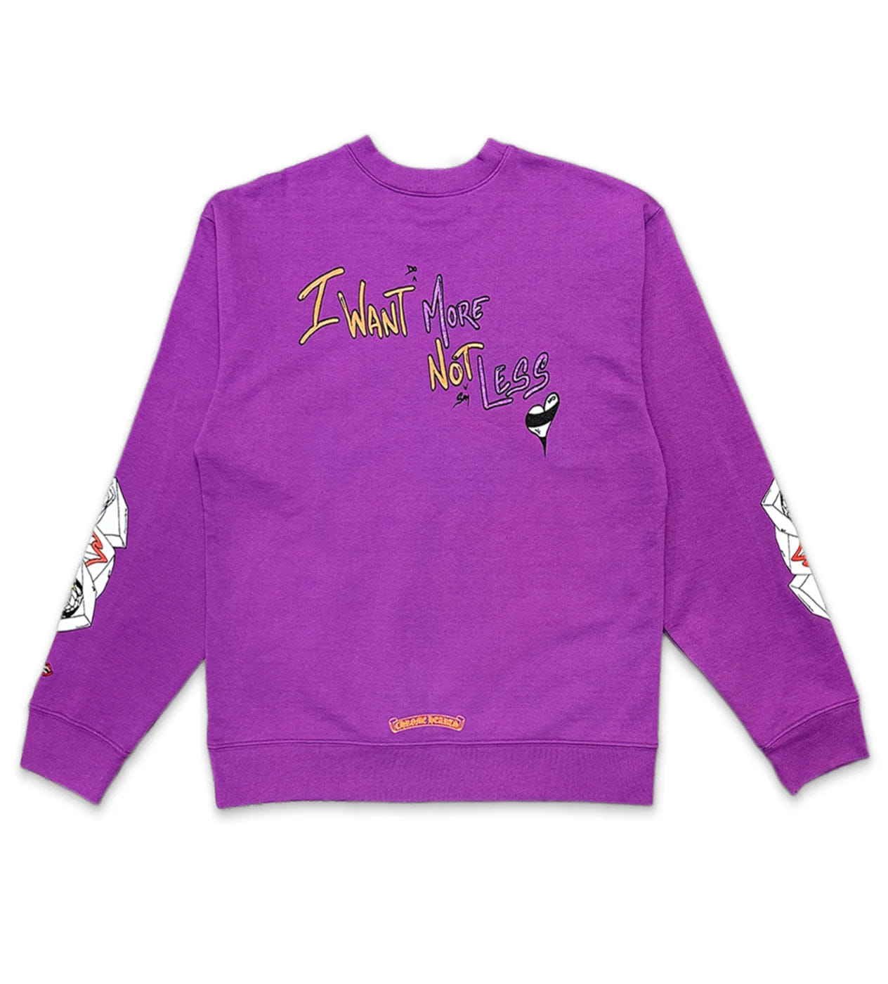 Chrome Hearts Matty Boy I Want More Crewneck Purple