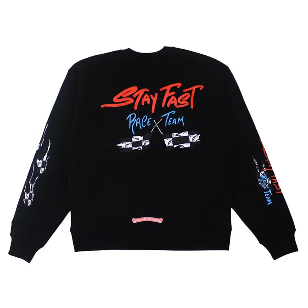 Chrome Hearts Matty Boy Stay Fast Crewneck Black