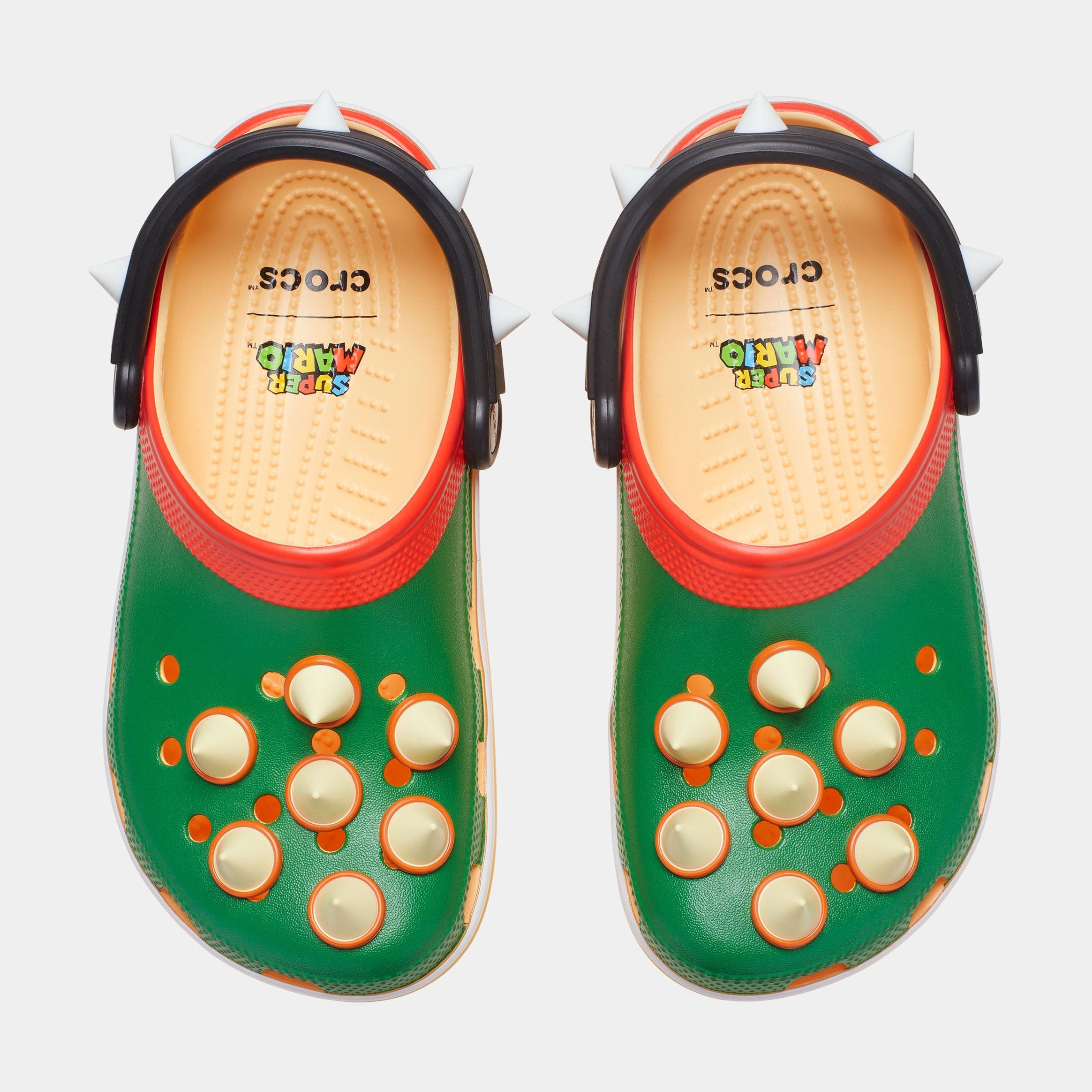CROCS I Am Bowser Classic Clog Mens Sandals (Green/Yellow) Free Shipping