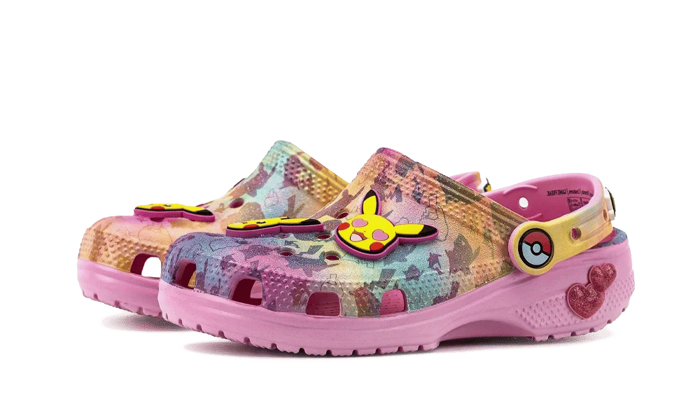 Crocs Pikachu Pink Classic Clog K Mlt