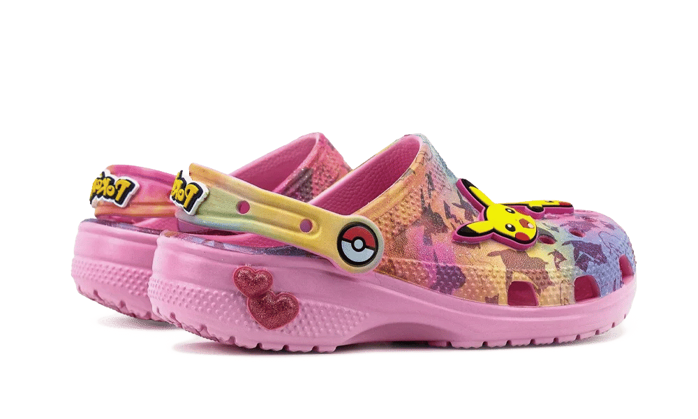 Crocs Pikachu Pink Classic Clog K Mlt