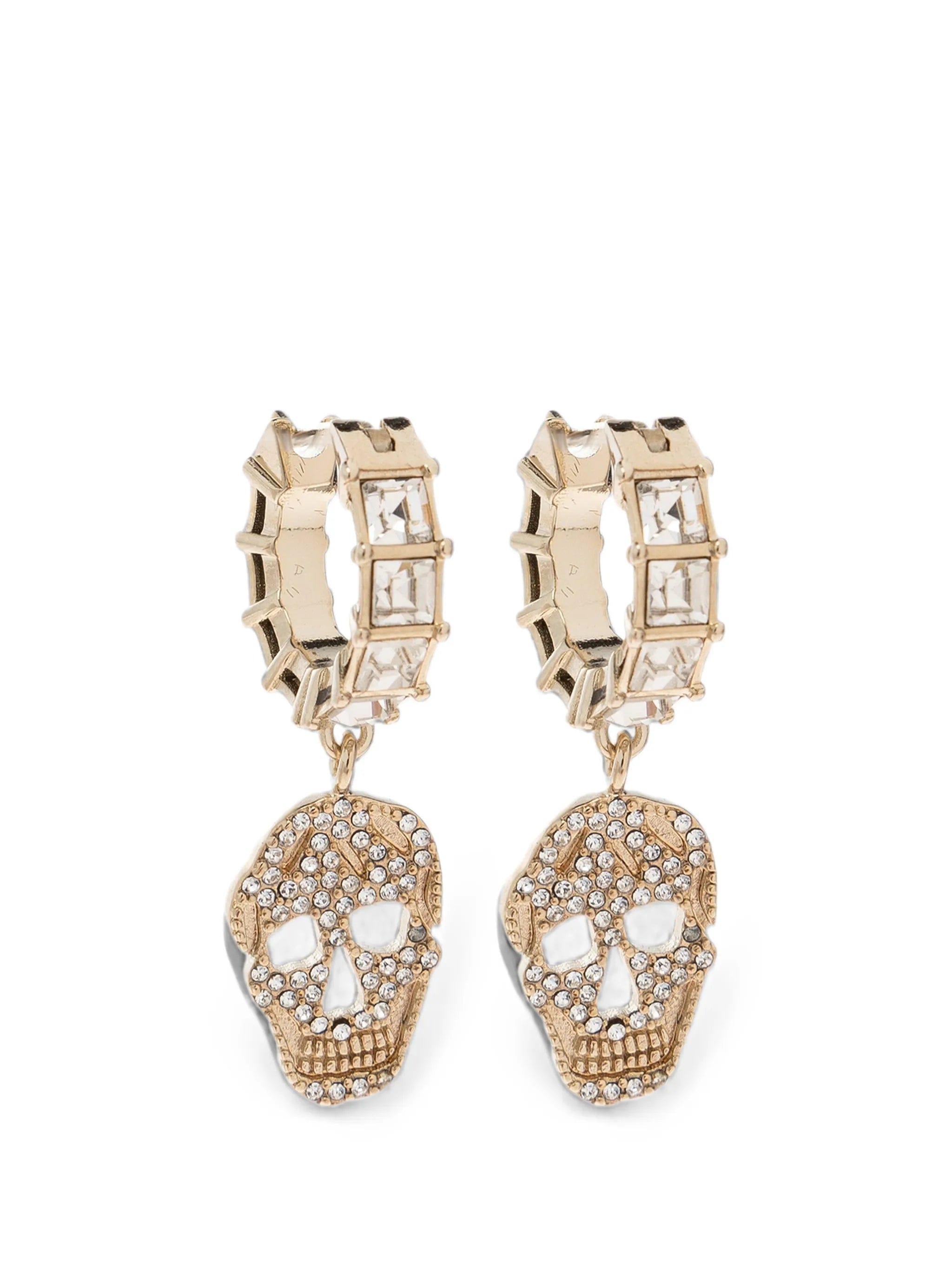 Alexander McQueen crystal - embellished earrings