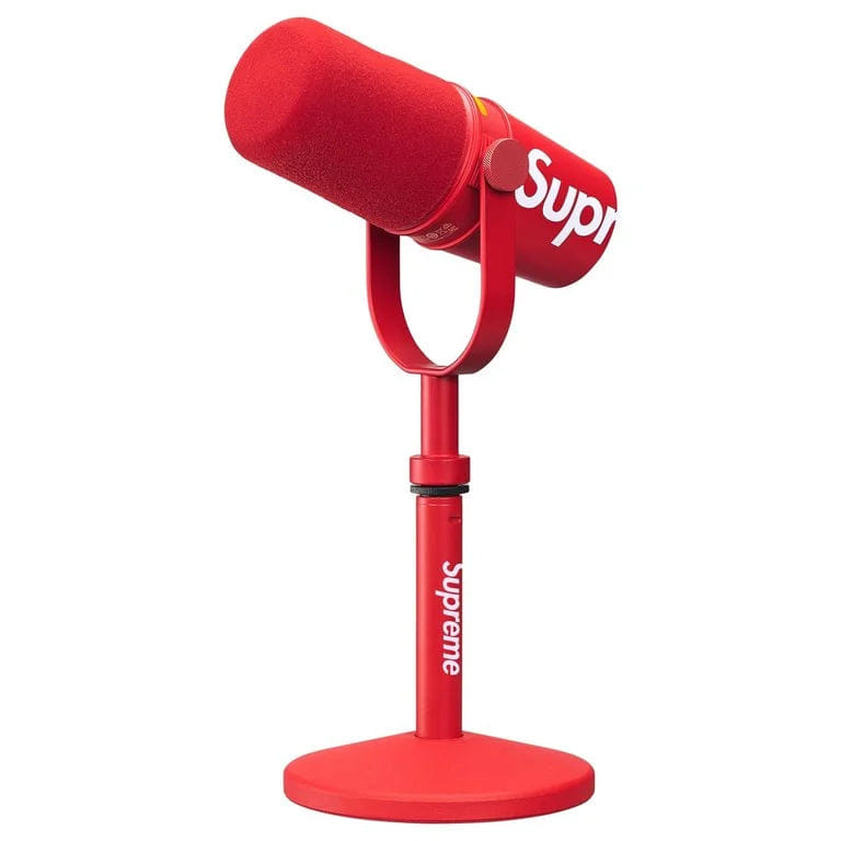 Supreme Shure MV7+ Microphone (Red)