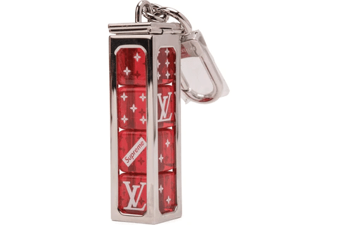 Supreme Louis Vuitton x Supreme Dice Key Chain Red