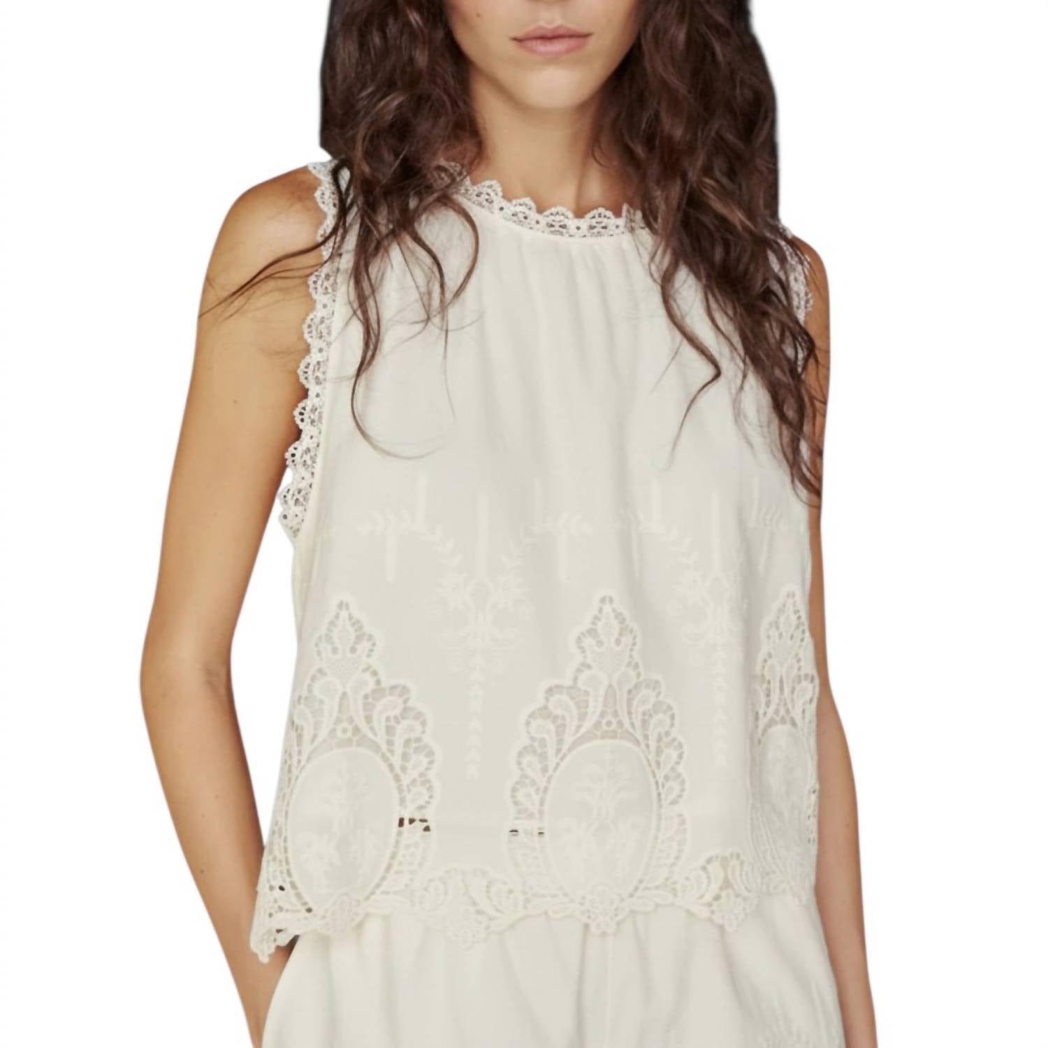 Off-White Rio Tank Top In Off White