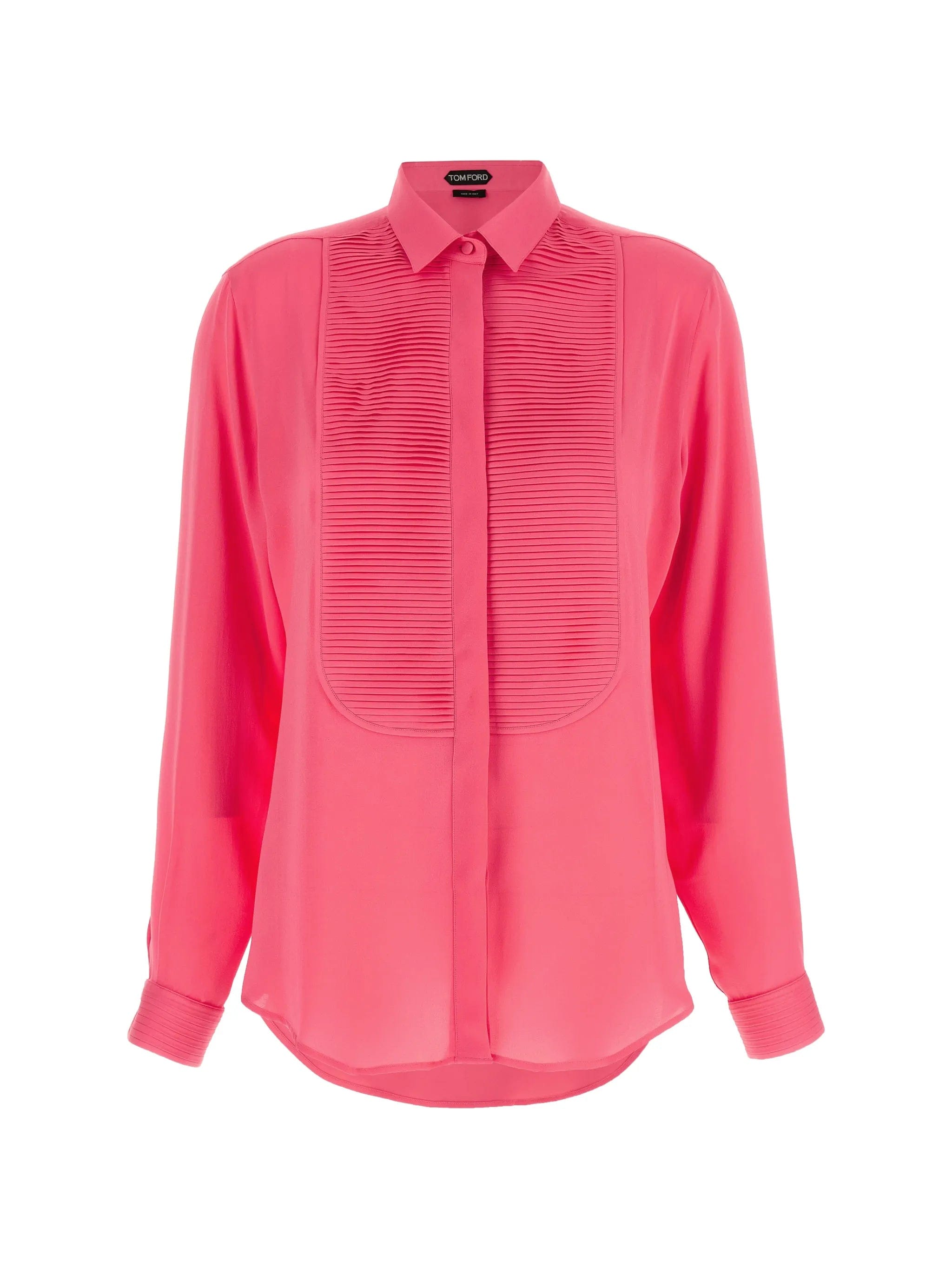 TOM FORD pleated silk shirt