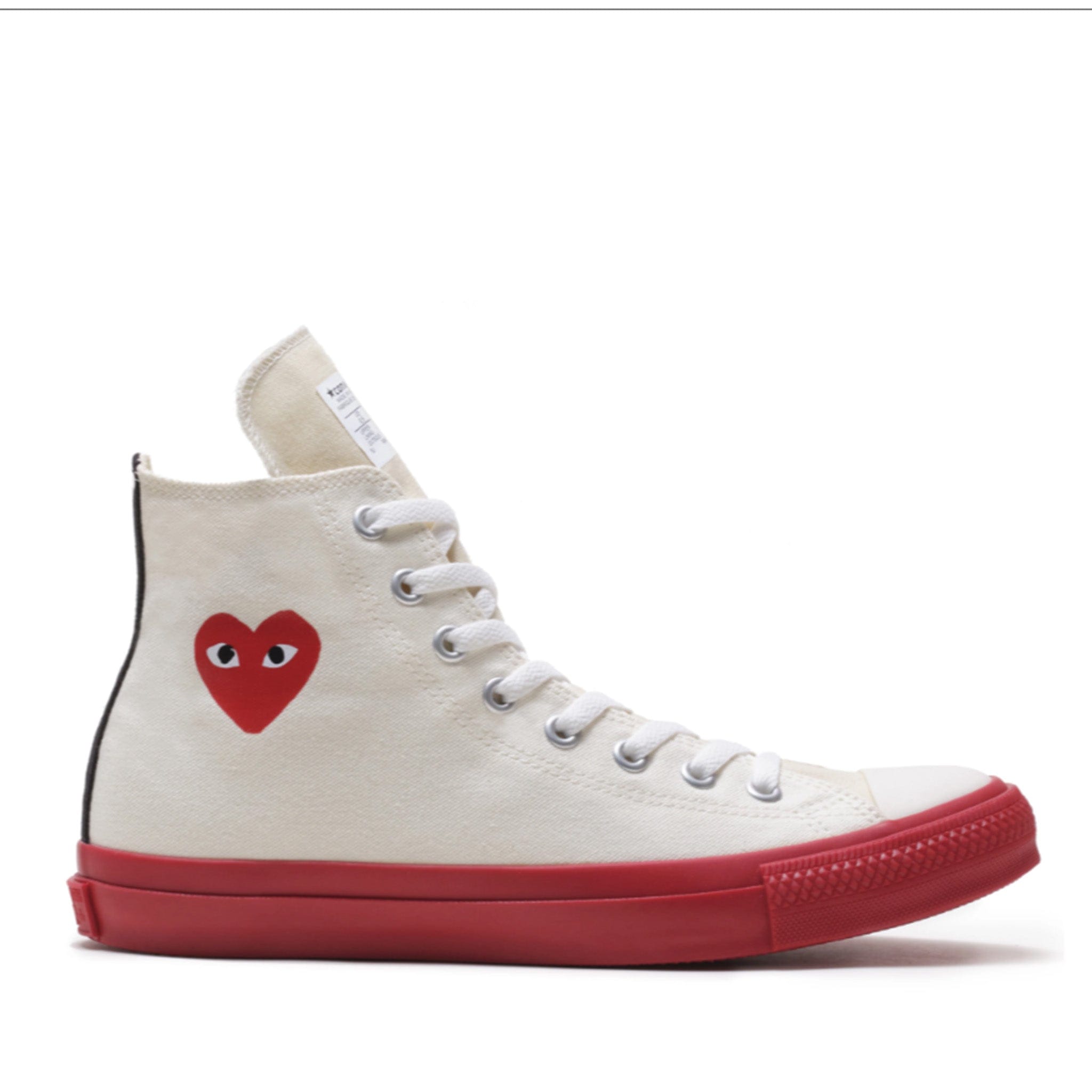 Comme Des Garcons PLAY COMME DES GARÇONS Converse Chuck Taylor High (White)